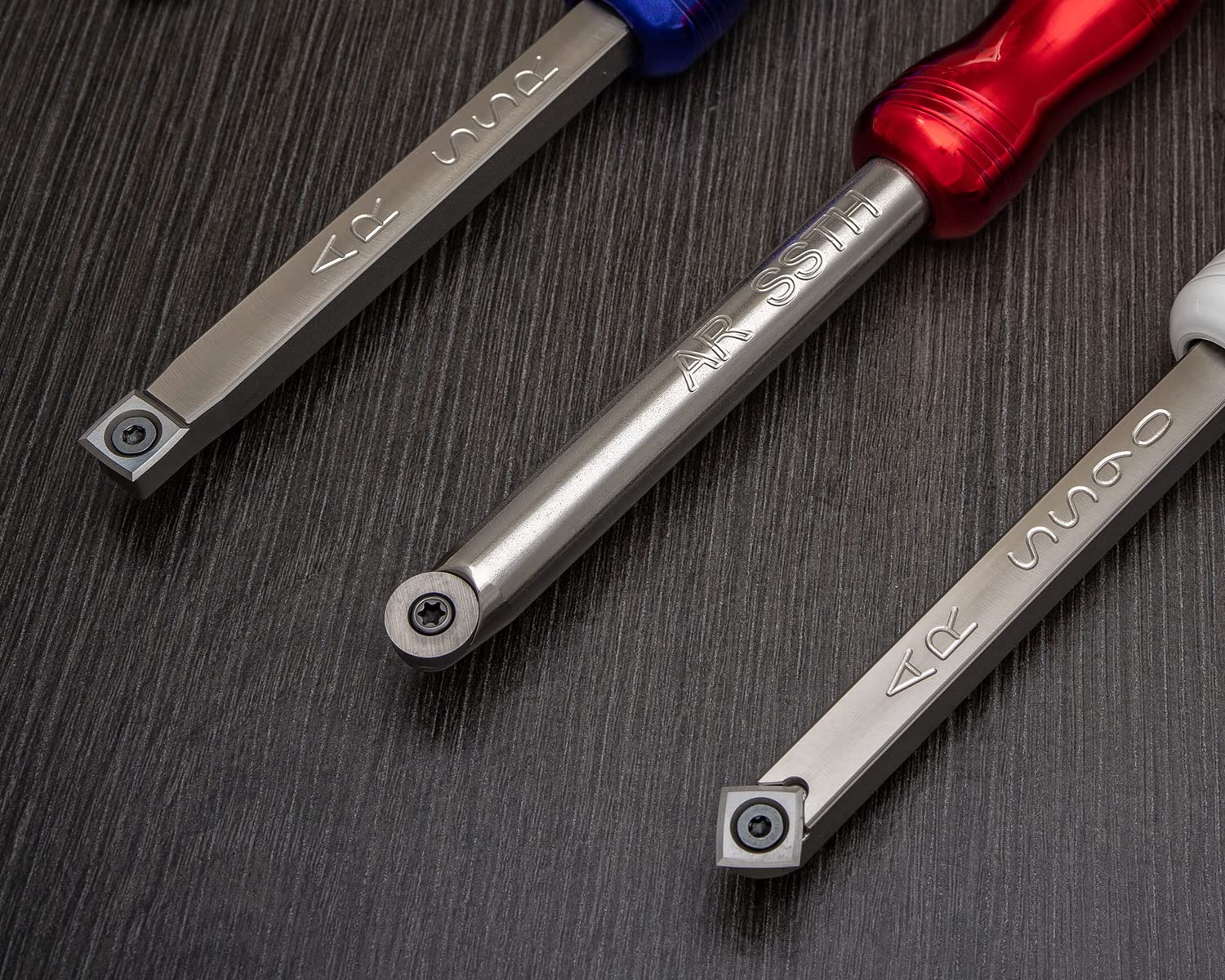 Premium USA-Made Carbide Turning Tools Set for Wood Lathe - 3-Piece 4