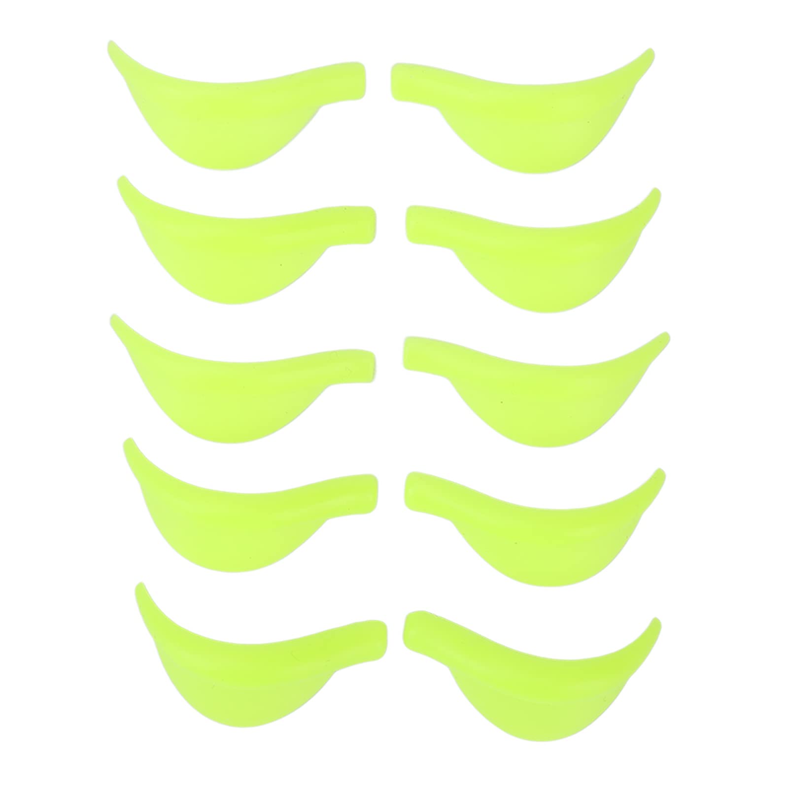 5 Pairs Reusable Silicone Eyelash Lift Shields - Soft, Eco-Friendly Lash Pads with Multiple Sizes for Professional & Home Use | Perfect for Salon, Travel & DIY Beauty Treatments