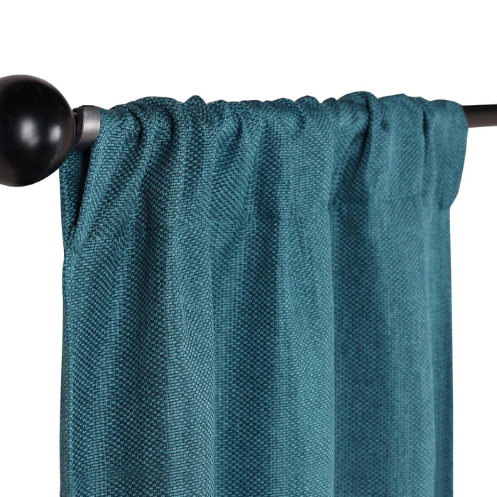 Blackout Curtains Set of 2 Panels - Jaxon Textured Room Darkening Window Drapes for Bedroom, Living Room & Home Theater (54x84 Inches)