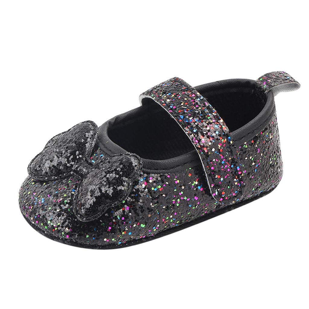 Gaoqi Baby Soft-Soled Bow Shoes for Toddlers - Indoor Walking & Play