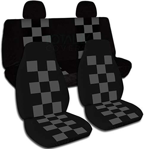 Black and Charcoal Checkers