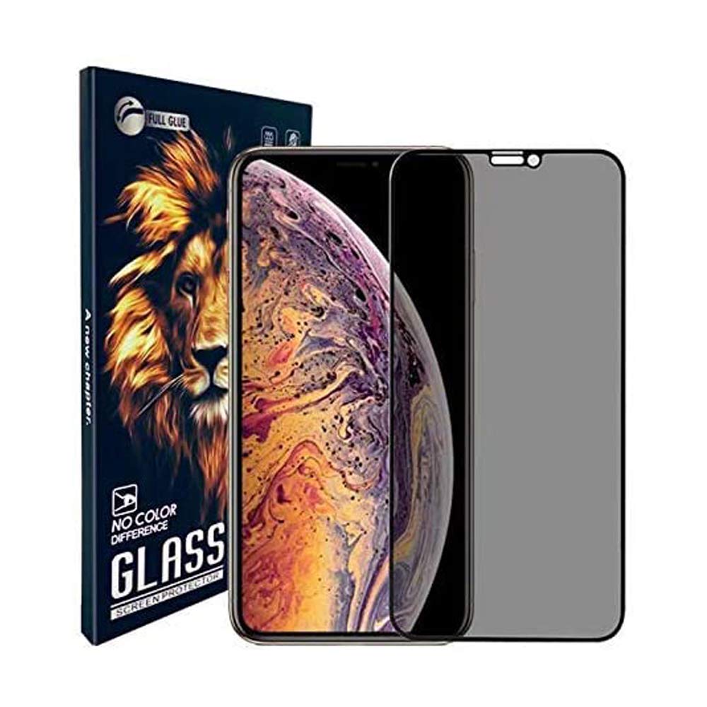 Anti-Spy Tempered Glass Privacy Screen Protector for iPhone 12 Pro Max/12 mini/X/XS/XR/11 Pro Max/8/7/6 - Black Protective Film - Perfect for Privacy Protection in Offices, Public Spaces & Travel