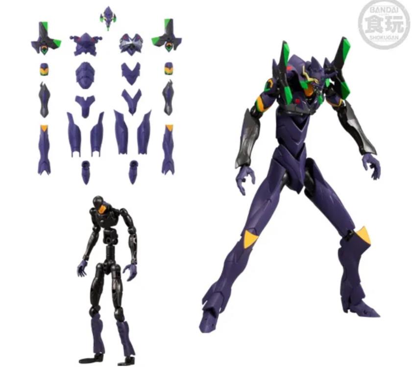 Evangelion New Movie Version 02 EVA Frame Rebuild Box Set - Complete Anime Collectible for Fans & Home Display