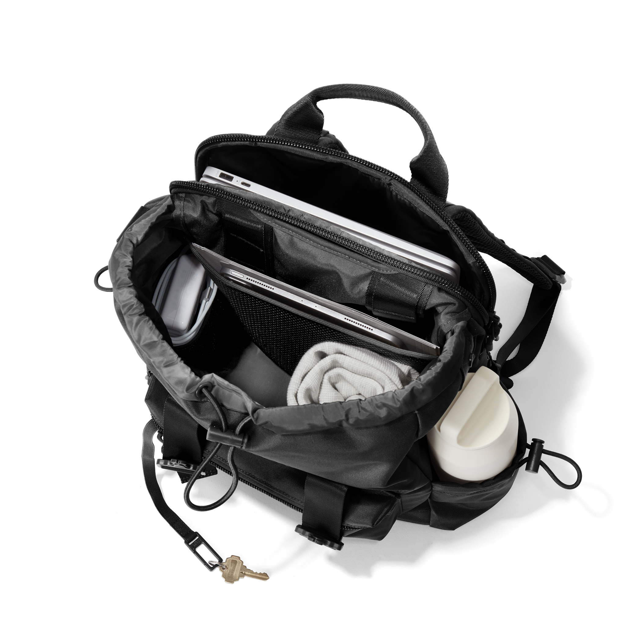 Dagne Dover Brooklyn Flap Top Backpack - Stylish & Functional Laptop Backpack for Women & Men - Perfect for Work, Travel & College