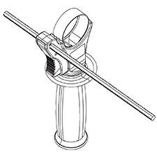 Milwaukee 14-34-5262 Side Handle Assembly Replacement for 5262-21 Power Tools - Perfect for Drilling, Construction & DIY Projects