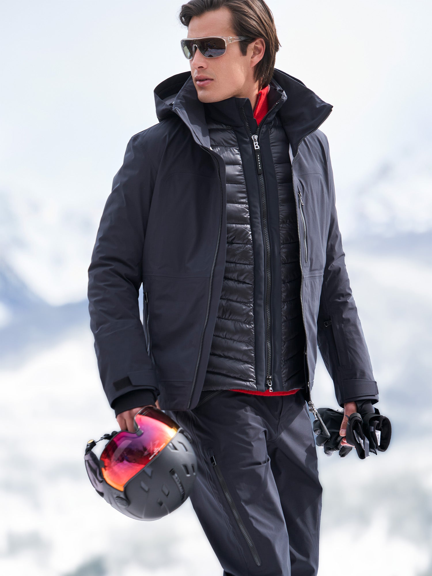 Luxury Rook Cashmere Ski Sweater for Men & Women - Soft Warm Winter Pullover - Perfect for Skiing, Snowboarding & Cold Weather Fashion