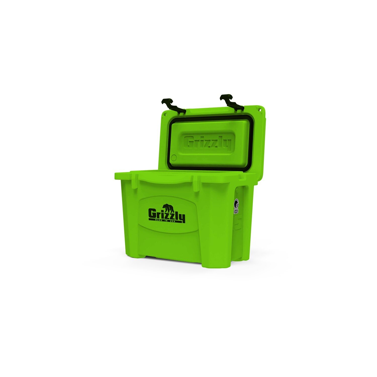 Grizzly 15 Quart Cooler - Durable Rotomolded Insulated Ice Chest for Outdoor Adventures | Made in USA | Lifetime Warranty | Perfect for Beach, Boat, Camping, Fishing & Hunting | G15 Cooler