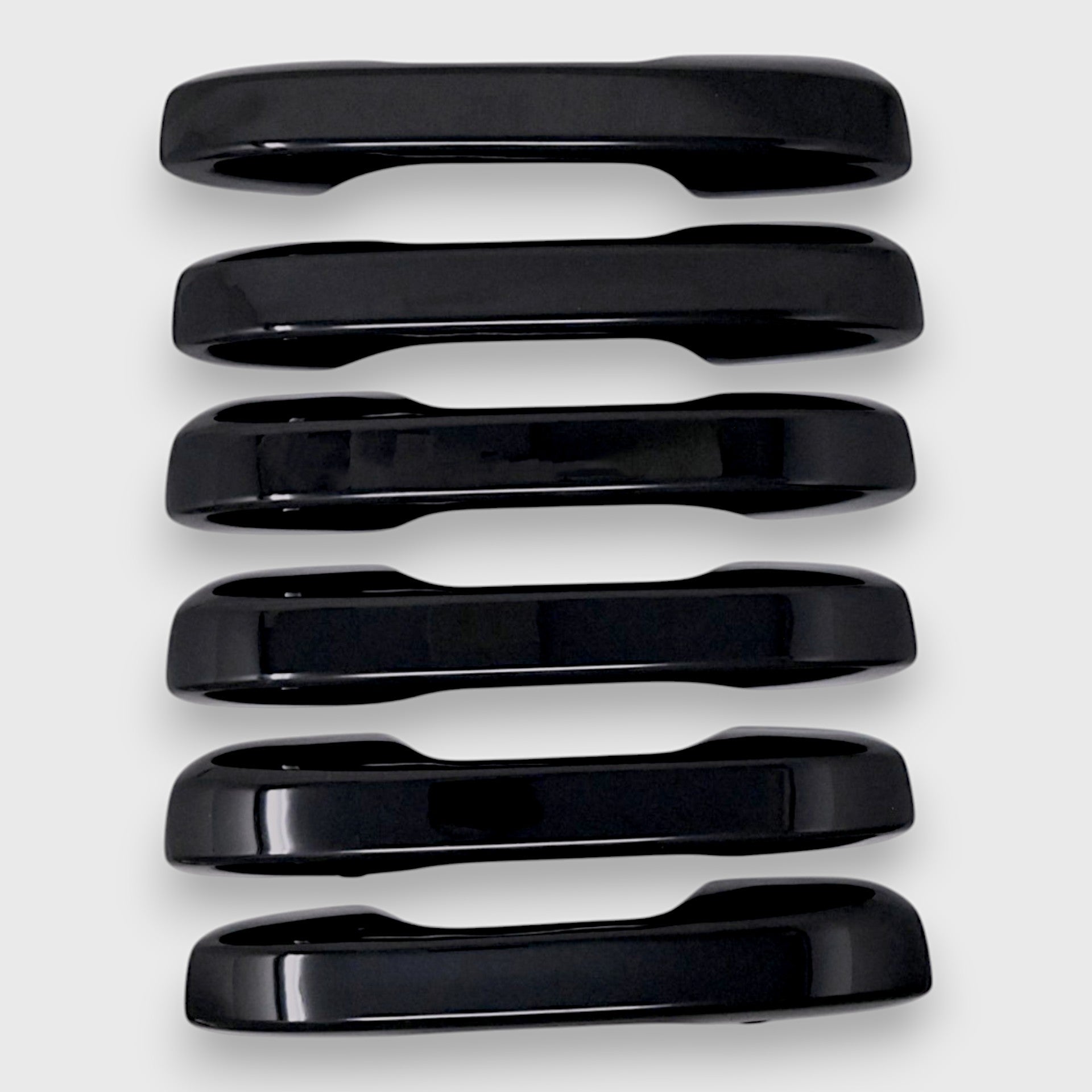 Gloss Black Chrome Delete Door Handle Cover Set with Keyless Sensors - DH6336BLK - Perfect for Car Customization & Exterior Upgrades