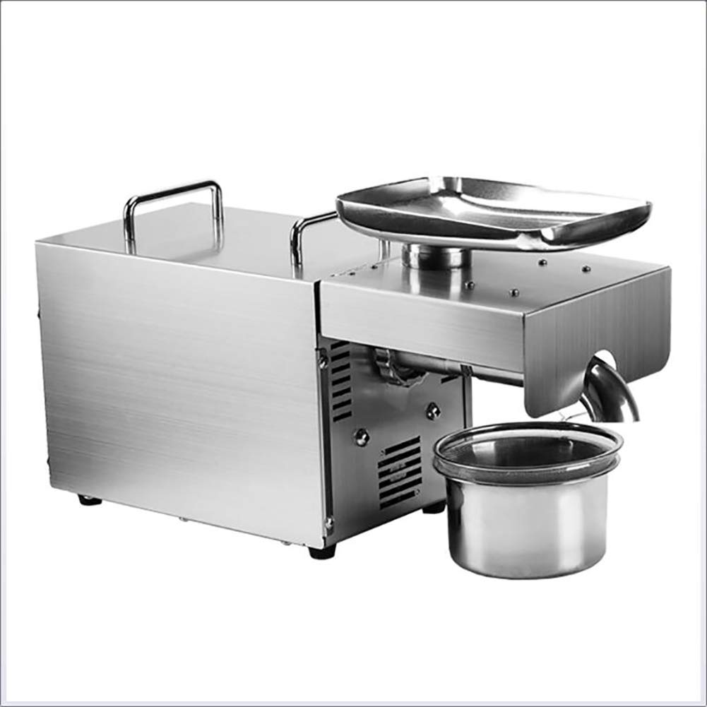 610W Full-Automatic Oil Press Machine - Cold & Hot Oil Extractor with 304 Stainless Steel & Upgraded Heating System - Easy Operation for Home Kitchen, Restaurant & Healthy Cooking