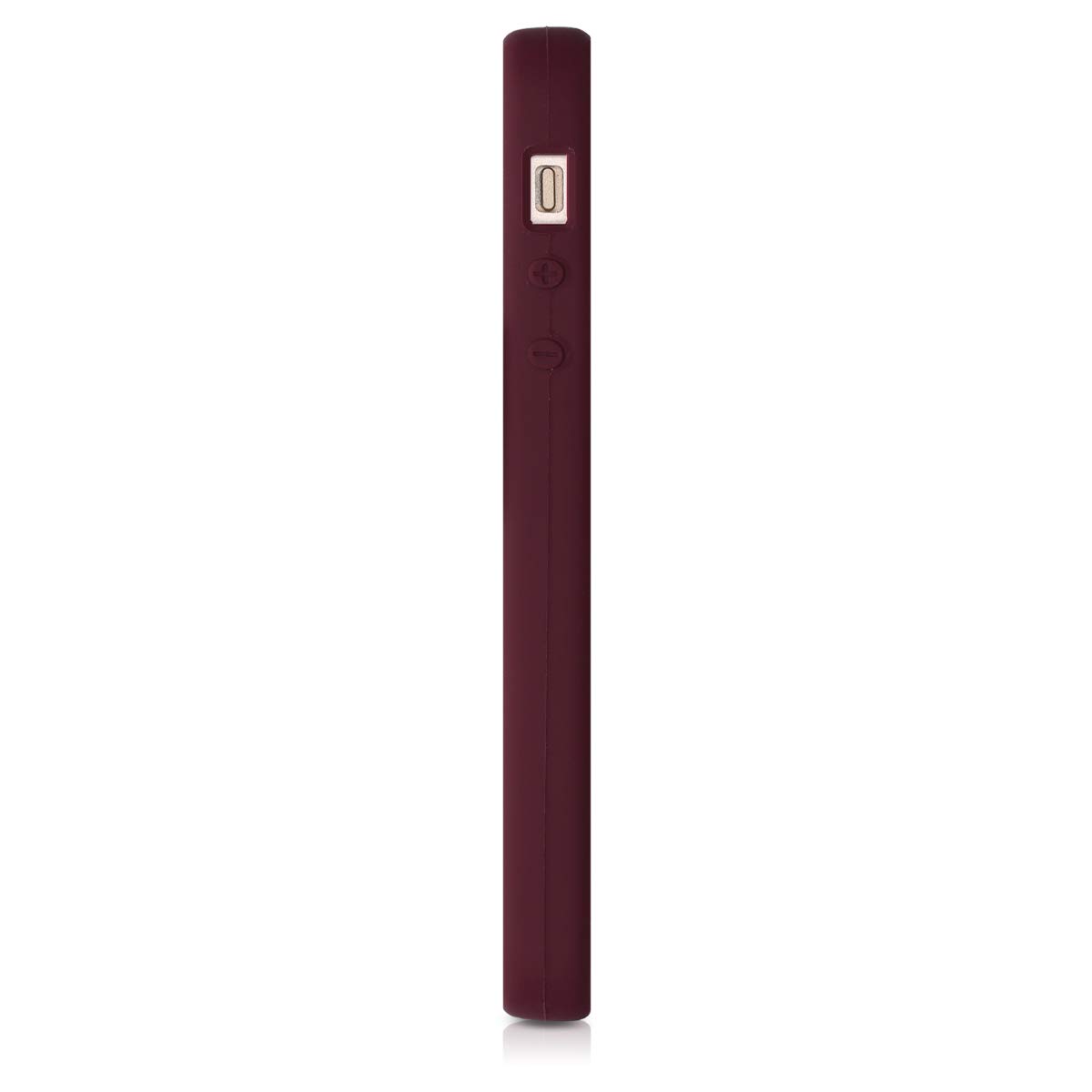 kwmobile Premium TPU Silicone Phone Case for Apple iPhone SE (1st Gen 2016) / iPhone 5 / iPhone 5S - Soft Finish Protective Cover in Tawny Red - Perfect for Everyday Use, Work & Travel