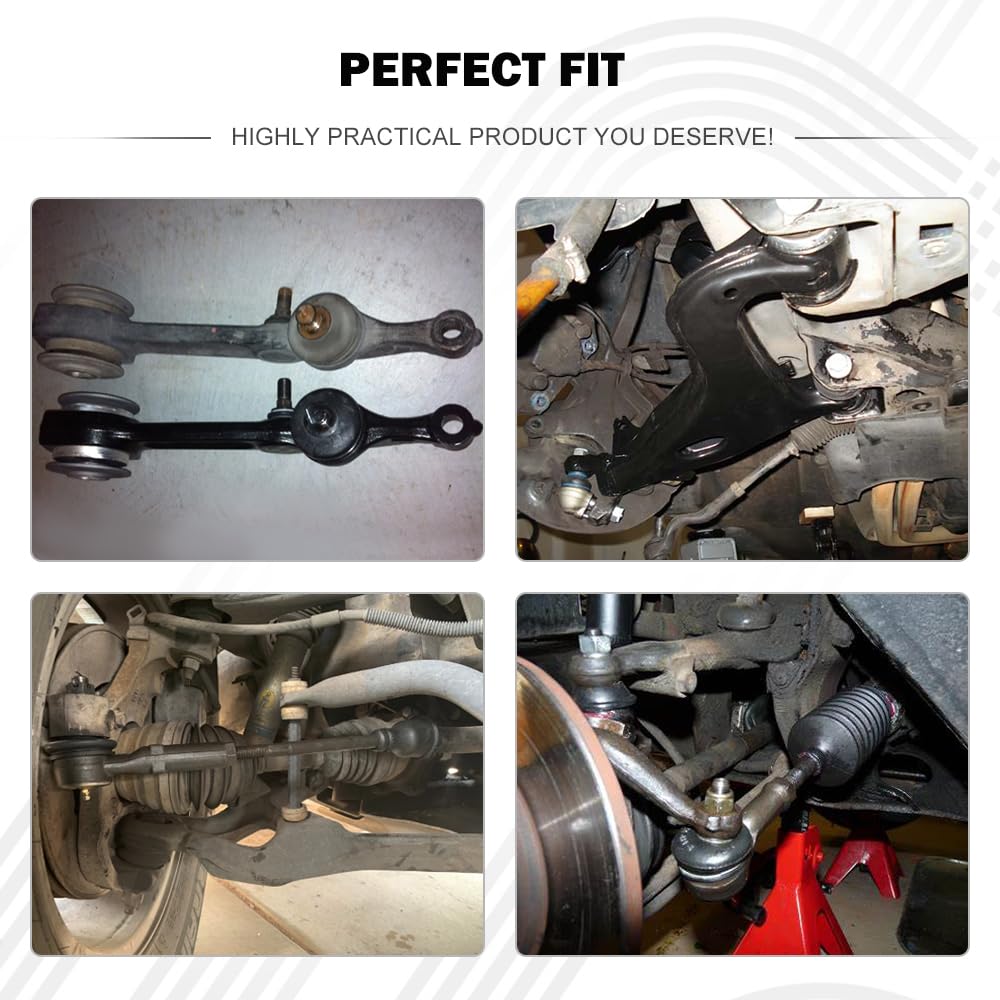 LSAILON 8-Piece Front Suspension Kit for 2003-2004 Nissan Murano - Includes Lower Control Arms, Ball Joints, Inner/Outer Tie Rod Ends & Sway Bar Links | Perfect for DIY Repairs & Smooth Ride Restoration