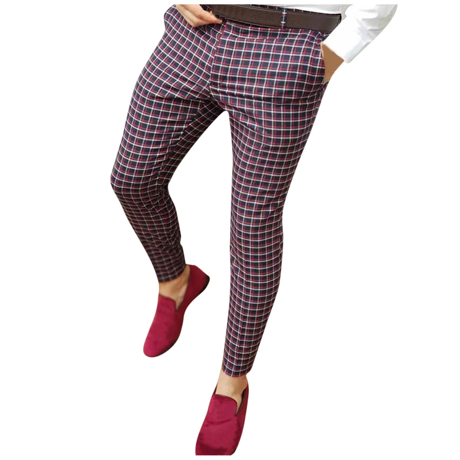 Men's Lightweight Loose Fit Dress Pants & Shirts - Comfortable Business Casual & Golf Attire for Office, Travel & Outdoor Activities