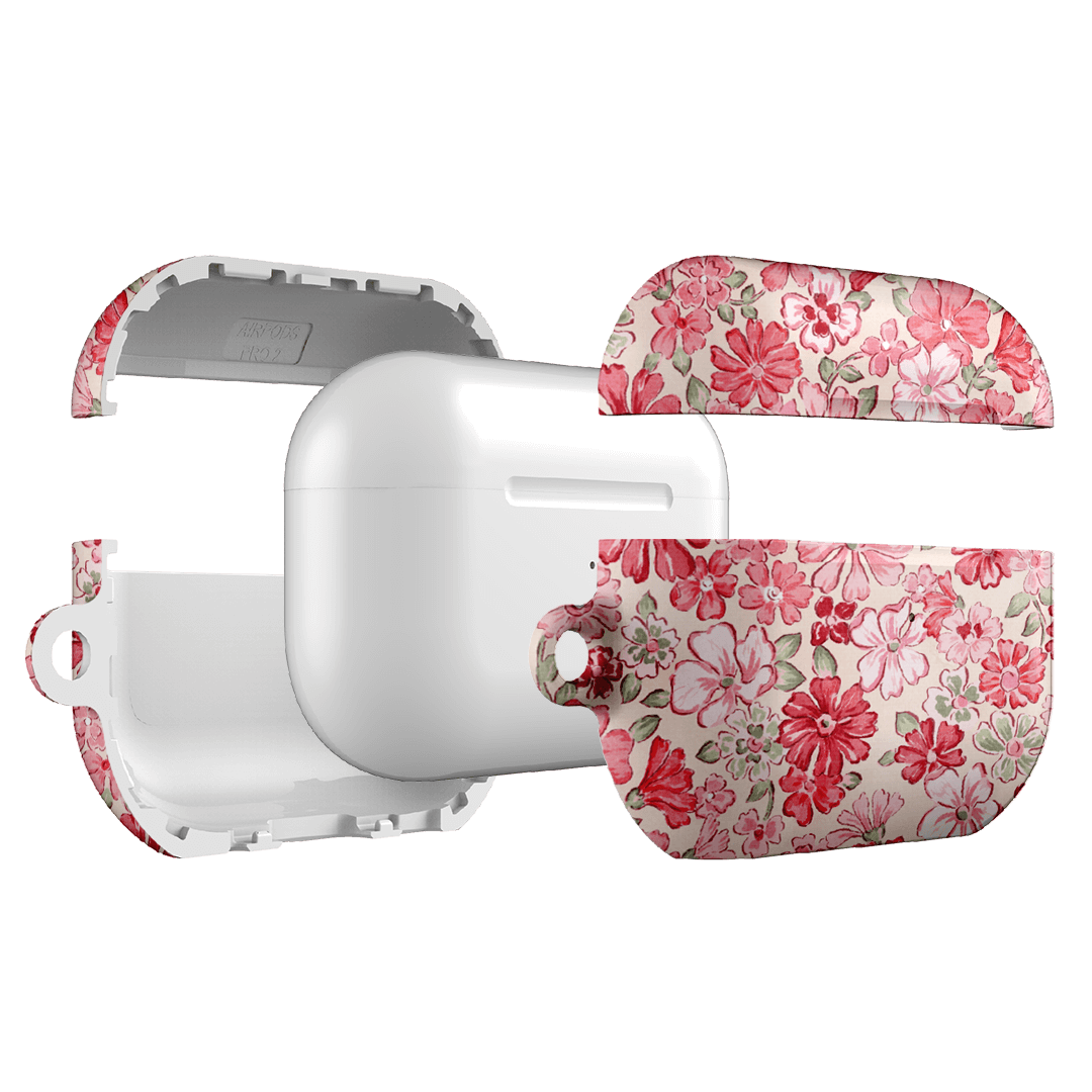 Strawberry Kiss AirPods Pro Case - Cute Pink Protective Cover for Apple AirPods Pro (2nd Gen) - Perfect for Girls, Teens & Women - Great for Travel, Workout & Everyday Use
