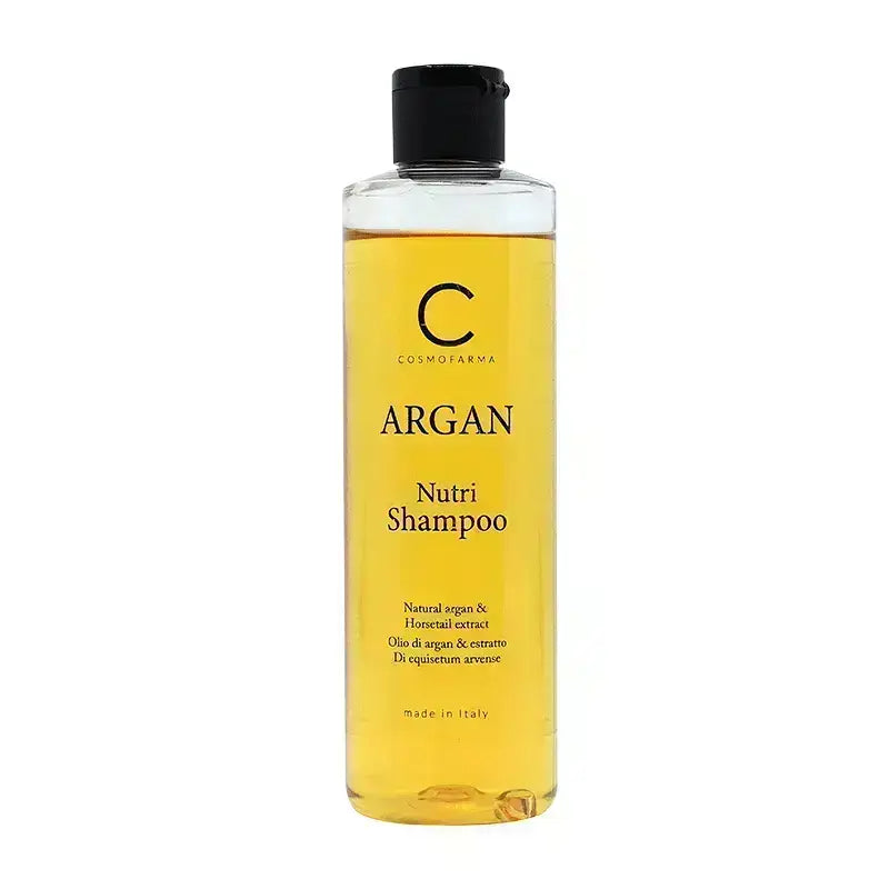 Cosmo Argan Nutri Shampoo 250ml - Hydrating & Repairing Hair Care with Argan Oil for Dry, Damaged Hair - Perfect for Daily Use & Salon-Quality Results at Home