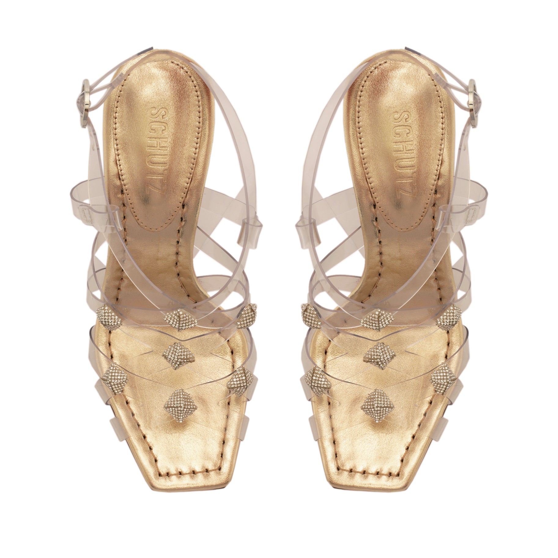 Georgia Vinyl Sandal with 2.3-Inch Heel - Women's Comfortable High Heel Sandals for Summer, Beach, and Casual Wear - Style S2085101550002