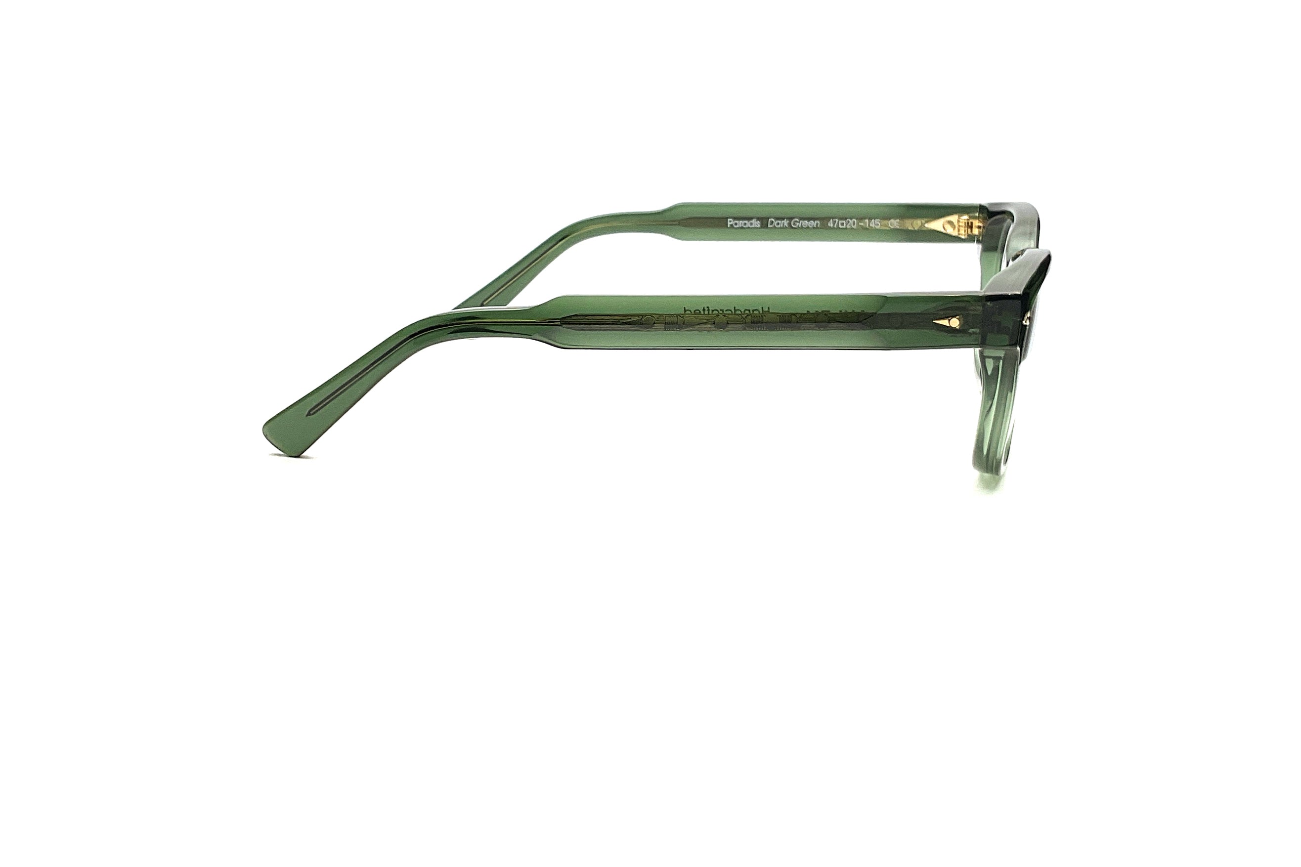 Ahlem Paradis Sunglasses - Dark Green Aviator Style for Men & Women | UV Protection, Polarized Lenses | Perfect for Driving, Beach & Outdoor Activities