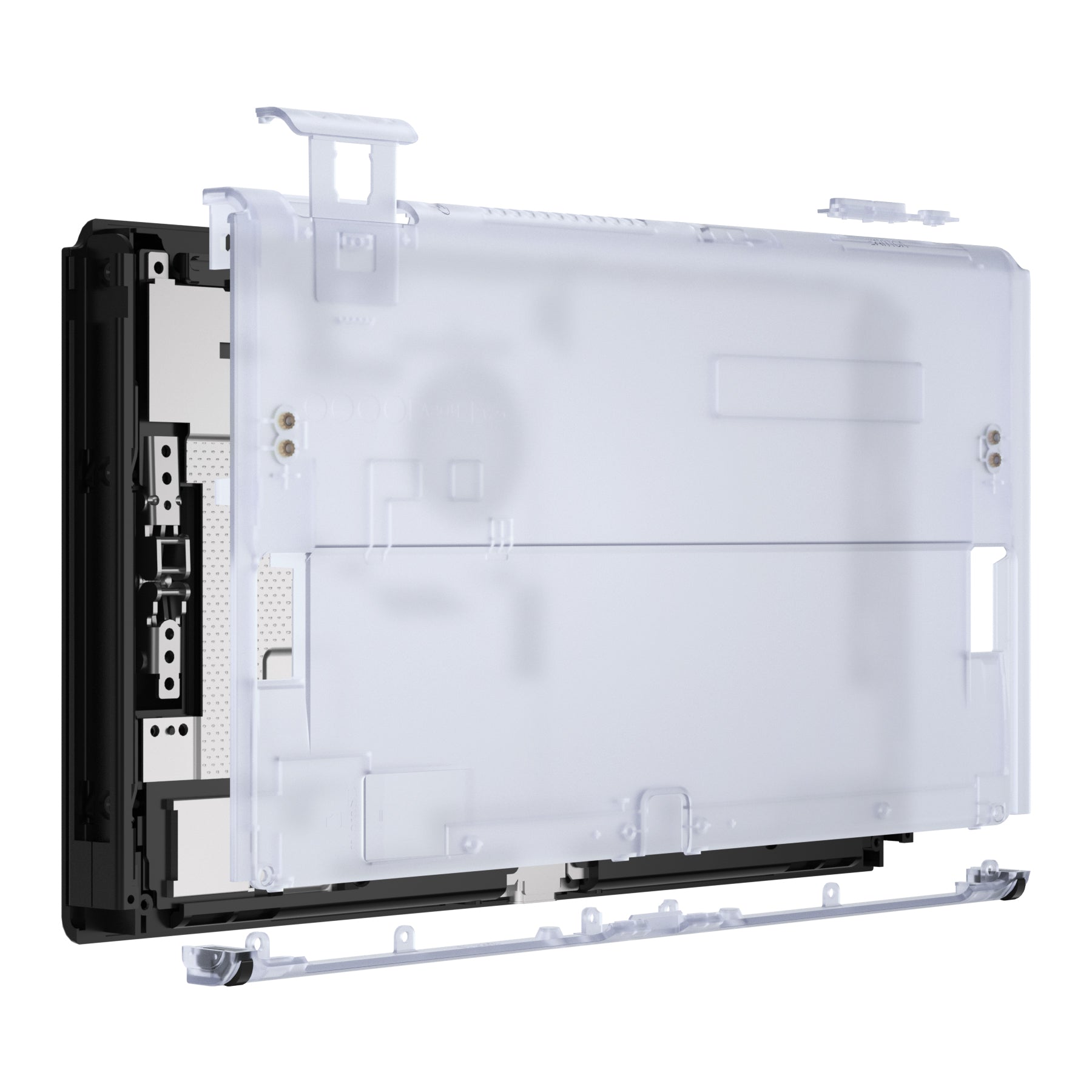eXtremeRate Glacier Blue Replacement Back Plate for Nintendo Switch OLED Console - Custom Shell Cover for Gaming Protection & Style Upgrade
