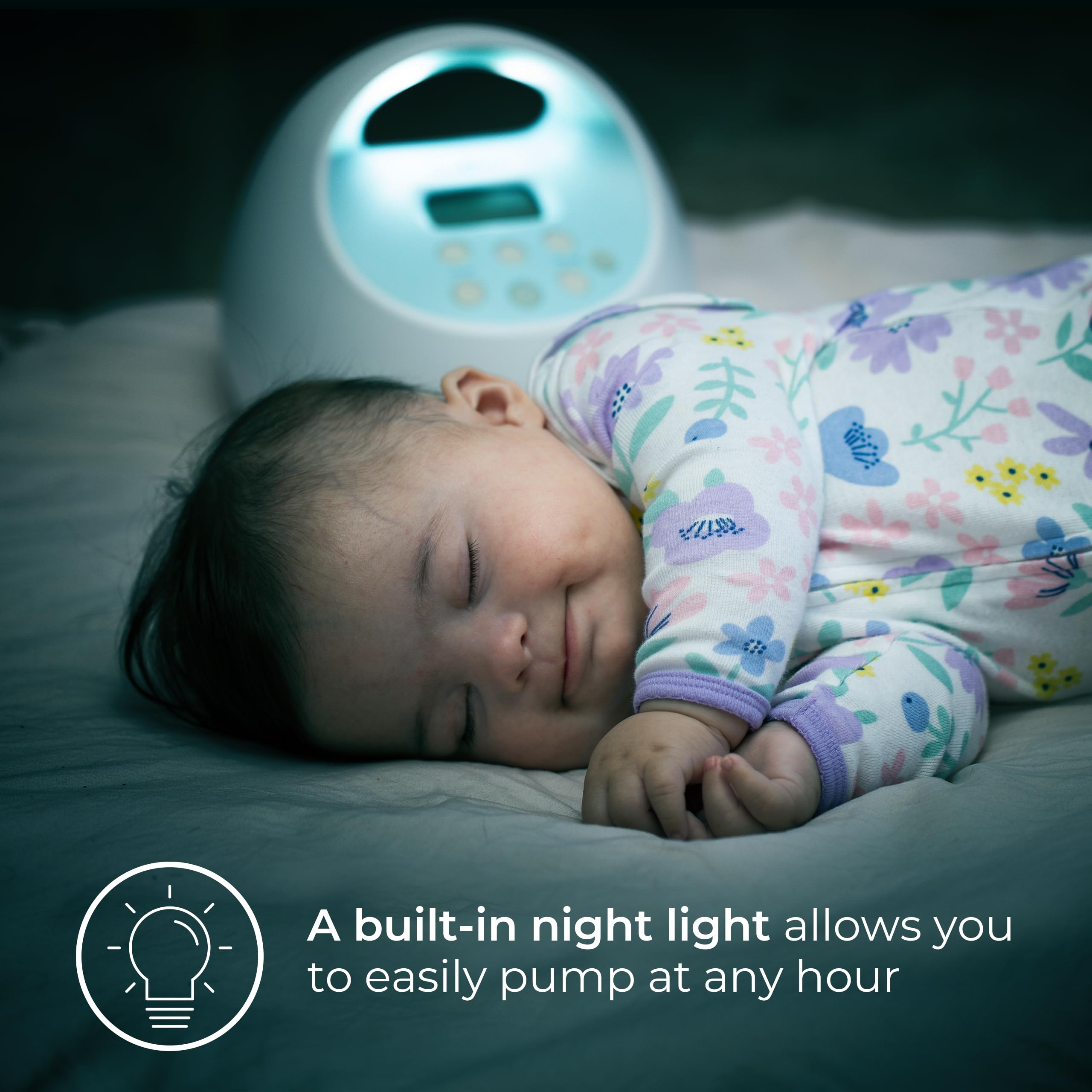 Spectra S1 Plus Hospital-Grade Electric Breast Pump with Tote Bag, 4 Breast Milk Bottles & Cooler - Portable Double Pumping System for Nursing Moms - Perfect for Travel, Work & Late Night Feeding Sessions