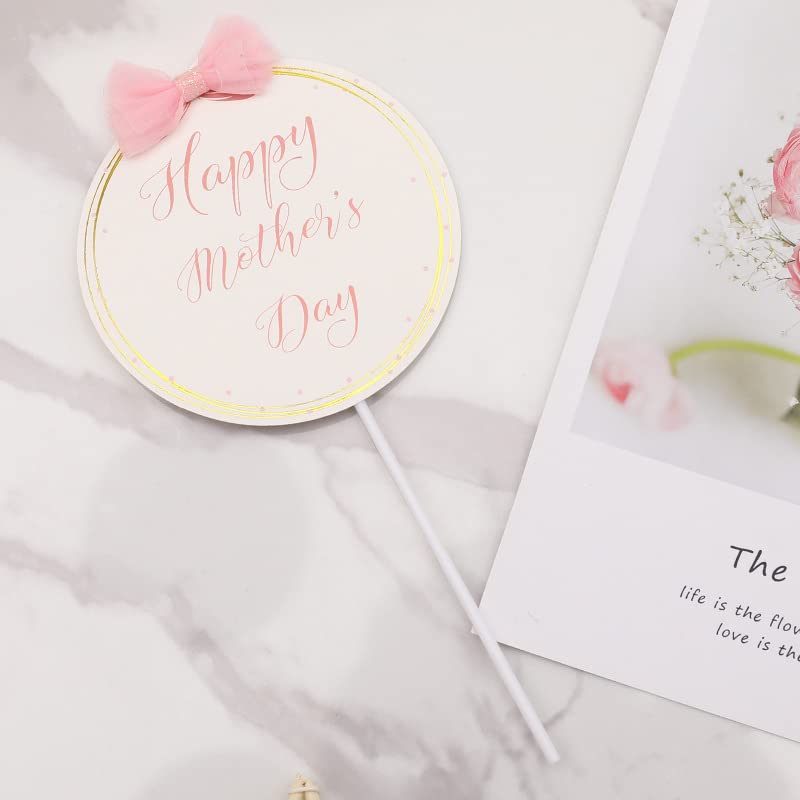 11-Piece Happy Mother's Day Cake Topper Set - Elegant Butterfly & Best Mom Decorations for Birthday, Wedding, Baby Shower & Party Cakes - Perfect for Mother's Day Celebrations & Special Occasions