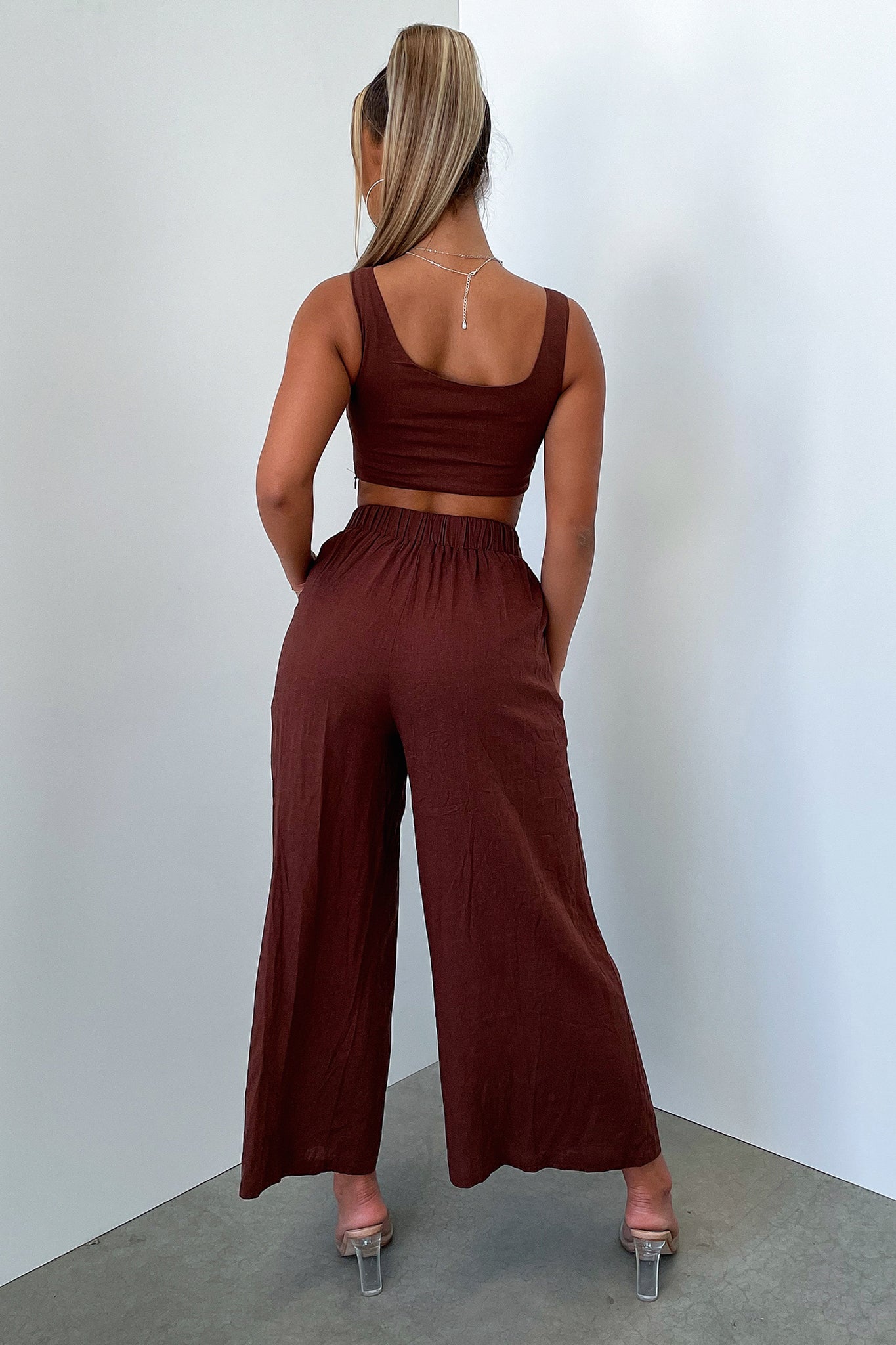 Inka Crop Top for Women - Soft Brown Boho Chic Blouse for Summer, Casual Wear & Music Festivals