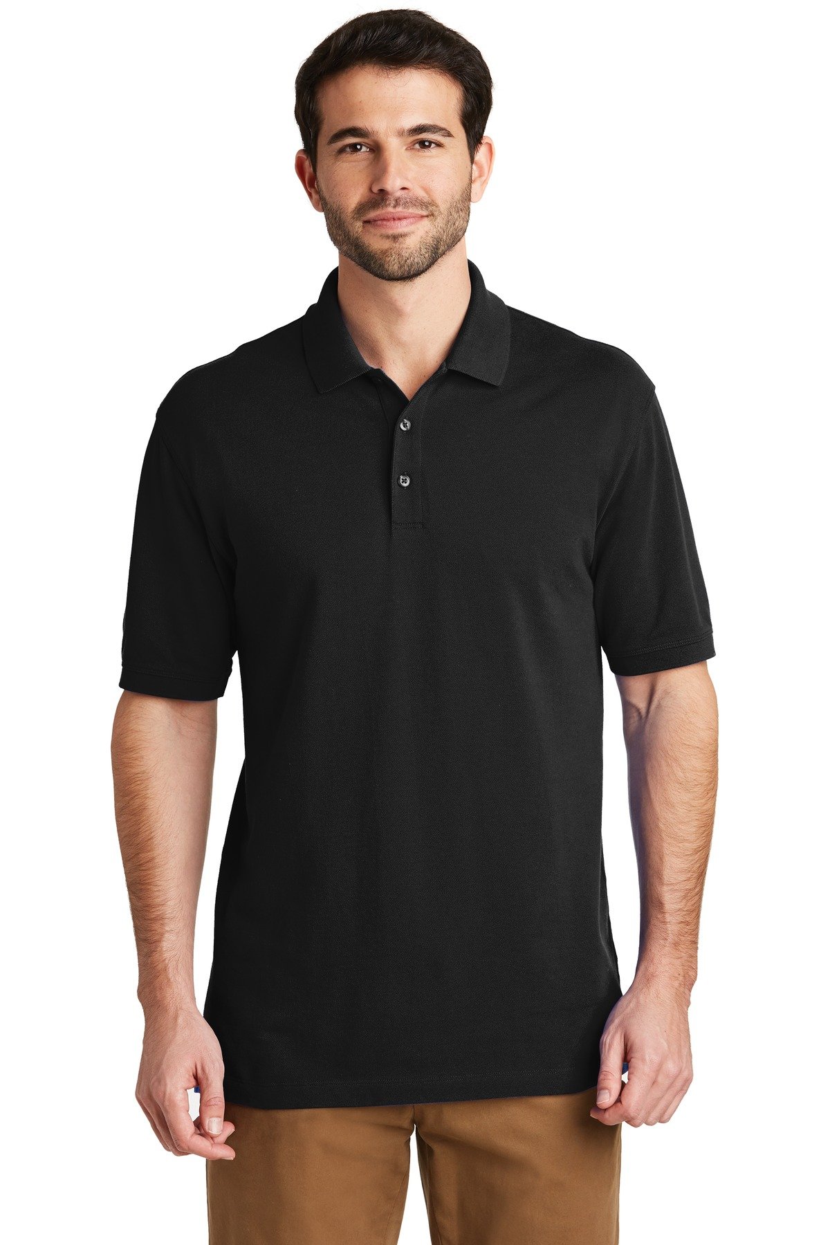XtraFly Men's EZCotton Polo Shirt K8000 - Breathable Comfort Fit Casual Shirt for Golf, Office & Everyday Wear | Moisture-Wicking & Wrinkle-Resistant