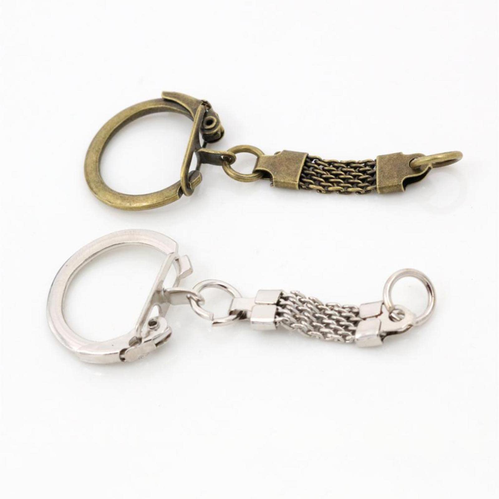 Retro Key Chain for Men - 2PC Key Ring Gift for Car Keys