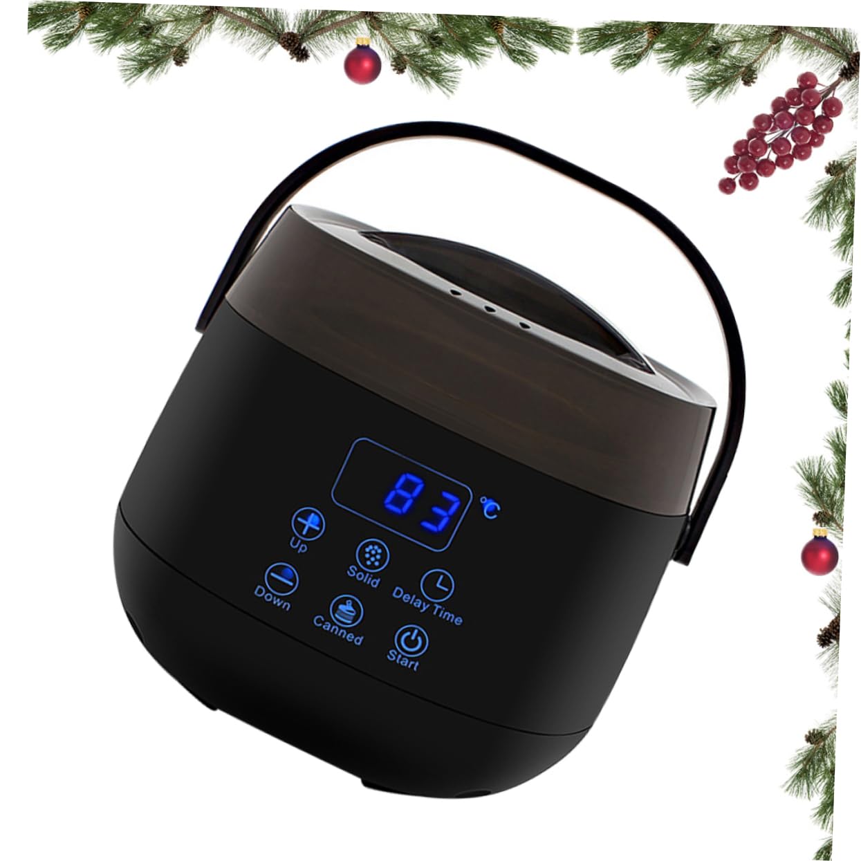 Professional Black Wax Warmer Machine for Hair Removal - Fast & Efficient Wax Heater for Salon & Home Use - Perfect for Bikini, Legs, Face & Body Waxing