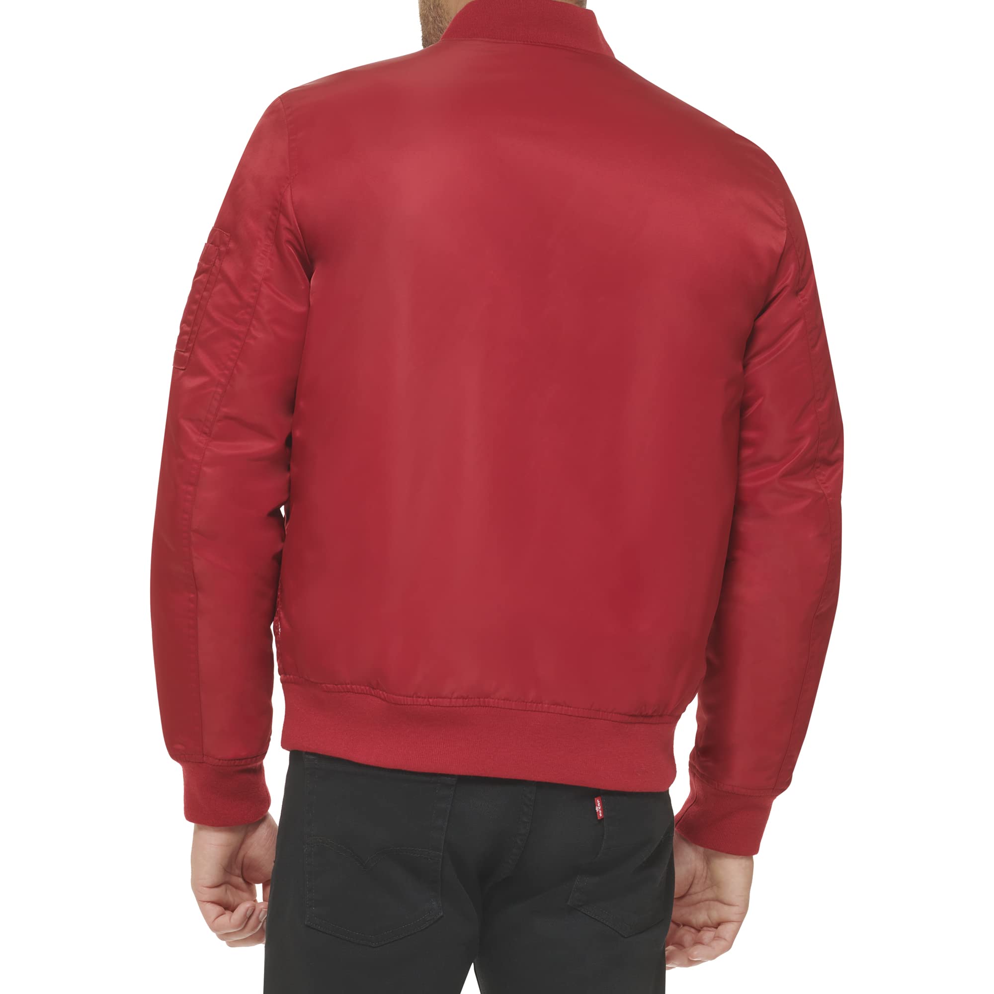 Levi's Men's MA-1 Flight Lightweight Zip-Up Bomber Jacket - Stylish & Comfortable Outerwear for Casual Wear, Travel & Everyday Use