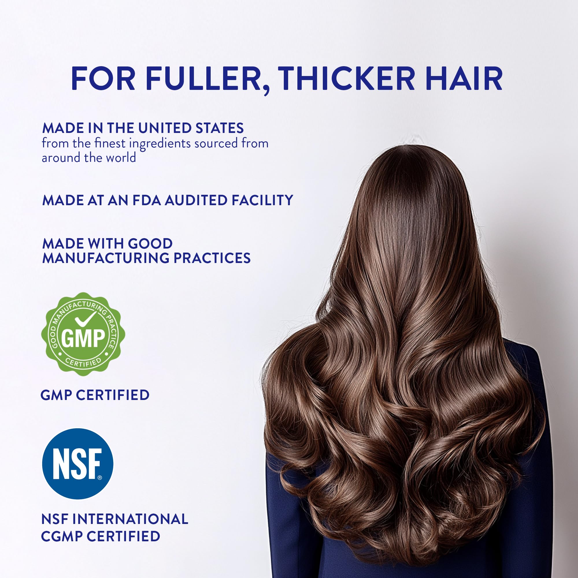 Routine Wellness Advanced Hair Growth Supplement for Thicker, Fuller Hair - Biotin & Vitamin Enriched Vegetarian Gluten-Free Formula for Women & Men - 30 Day Supply (1 Bottle) - Perfect for Thinning Hair, Hair Loss Prevention & Daily Hair Care Routine