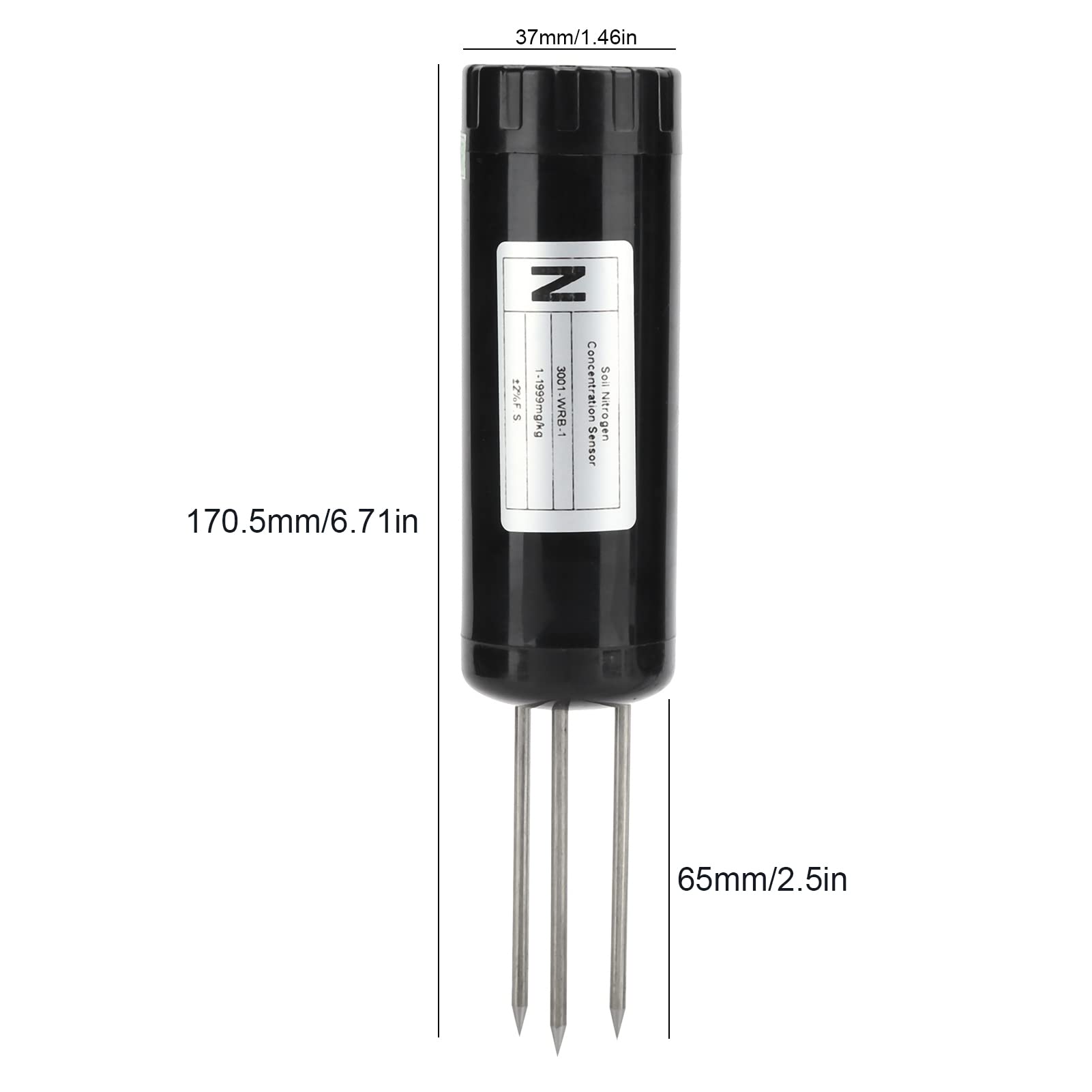 Digital Soil Tester Kit - 0.1 Level Resolution NPK Nutrient Meter with High Sensitivity Probe & Silver Case | Intelligent Plant Fertilizer Soil pH Tester for Gardening, Farming, Indoor/Outdoor Plants