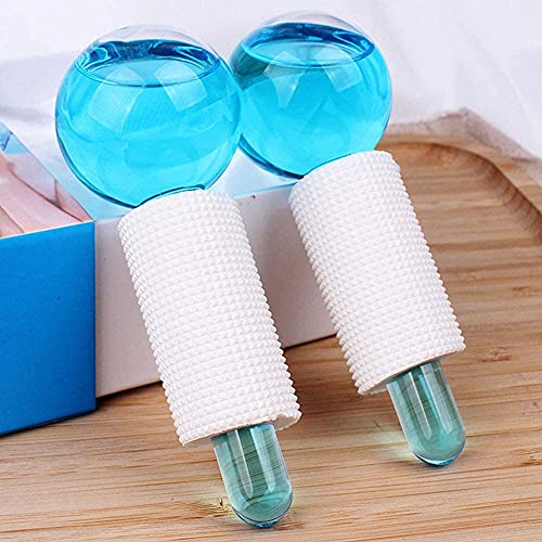 PARYAVARAN Facial Ice Globe & Cool Face Roller Ball - Skin Tightening & Soothing Massage Tool for Face & Neck - Perfect for Puffiness Relief, Morning Routine & Post-Workout Recovery