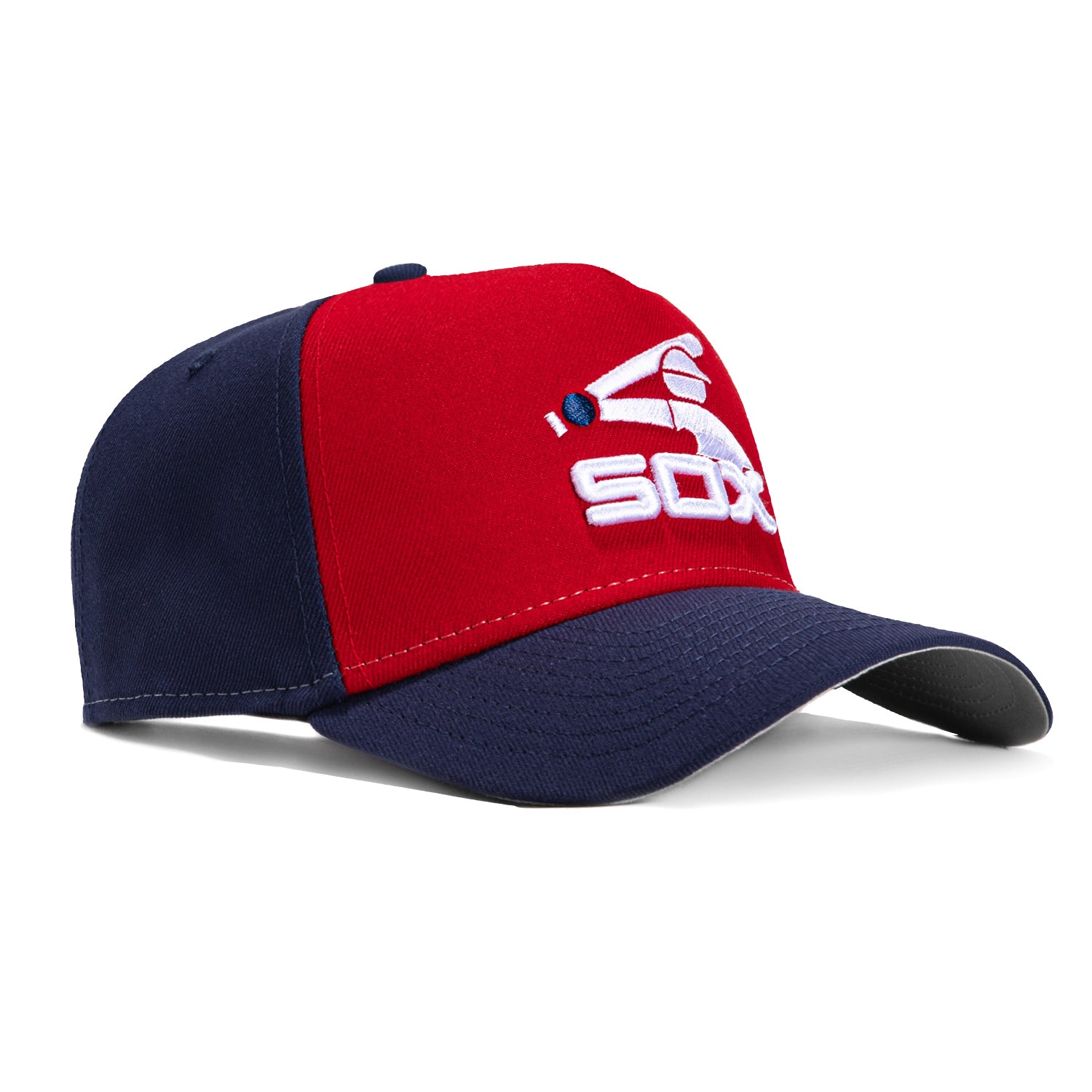 New Era 9Forty A-Frame Chicago White Sox Snapback Baseball Cap - Adjustable Rail Closure, Red/Navy/White Color Options - Perfect for Baseball Games, Sports Events & Streetwear Fashion