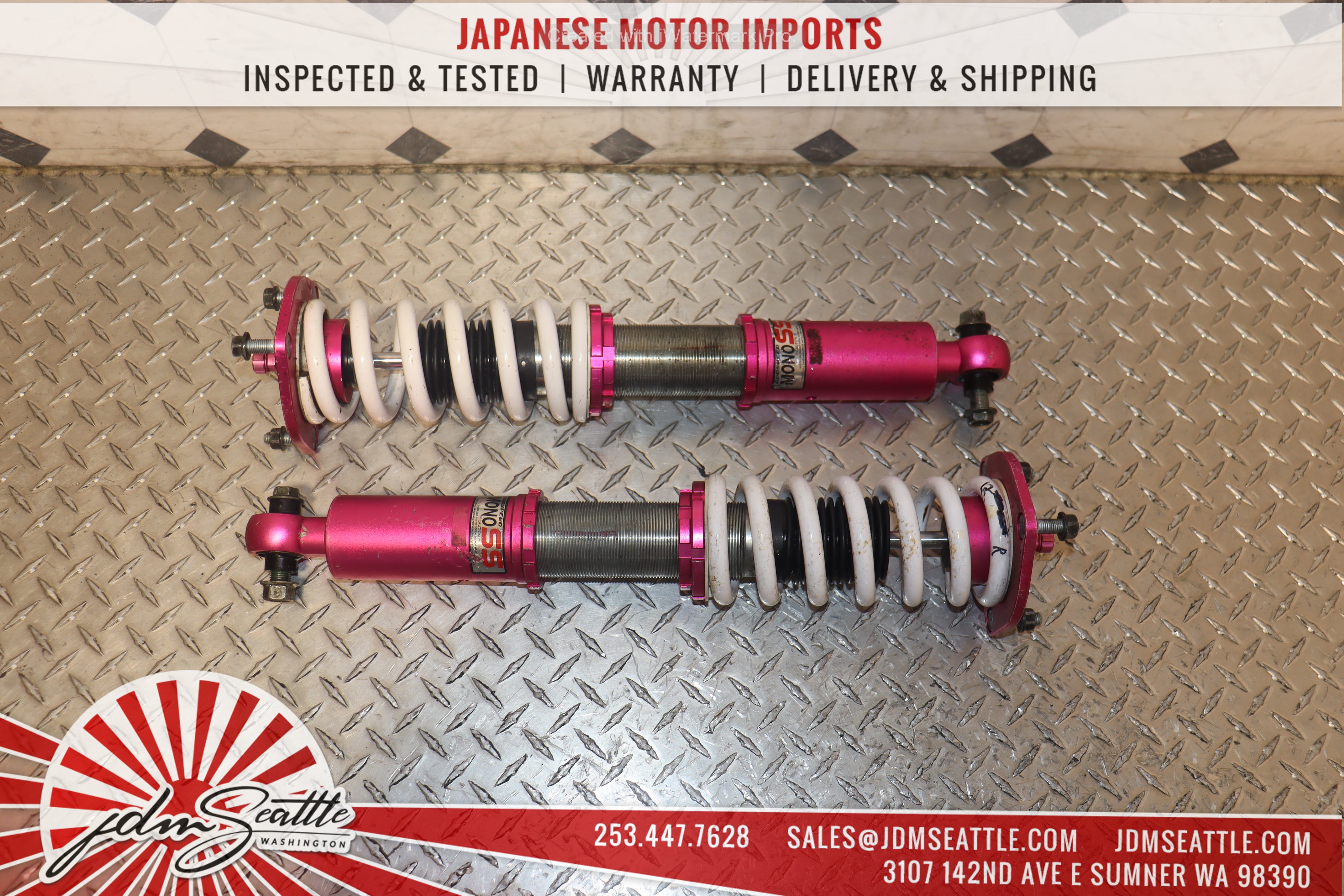 JDM 2001-2005 Lexus IS300 SXE10 Godspeed Mono SS Coilovers Front Pair - Performance Suspension Upgrade for Street Racing & Track Days