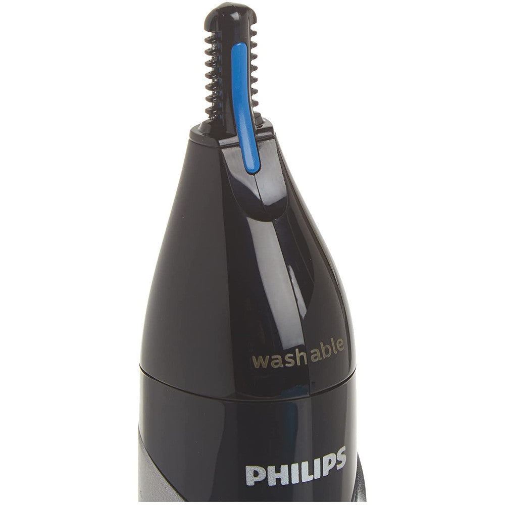 Philips NT3650/16 Series 3000 Nose Hair Trimmer for Men - Painless Nose, Ear & Eyebrow Grooming Kit - Waterproof & Cordless Design for Travel & Home Use