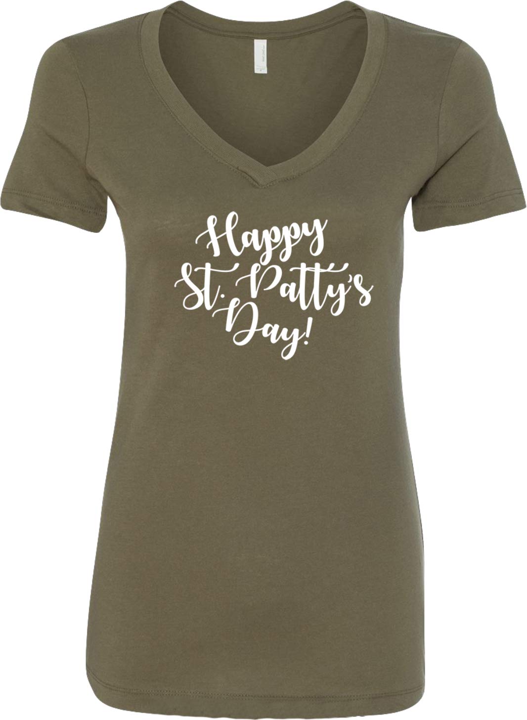 St. Patrick's Day Green V-Neck T-Shirt for Women | Fun Irish-Themed Apparel for Parties & Celebrations