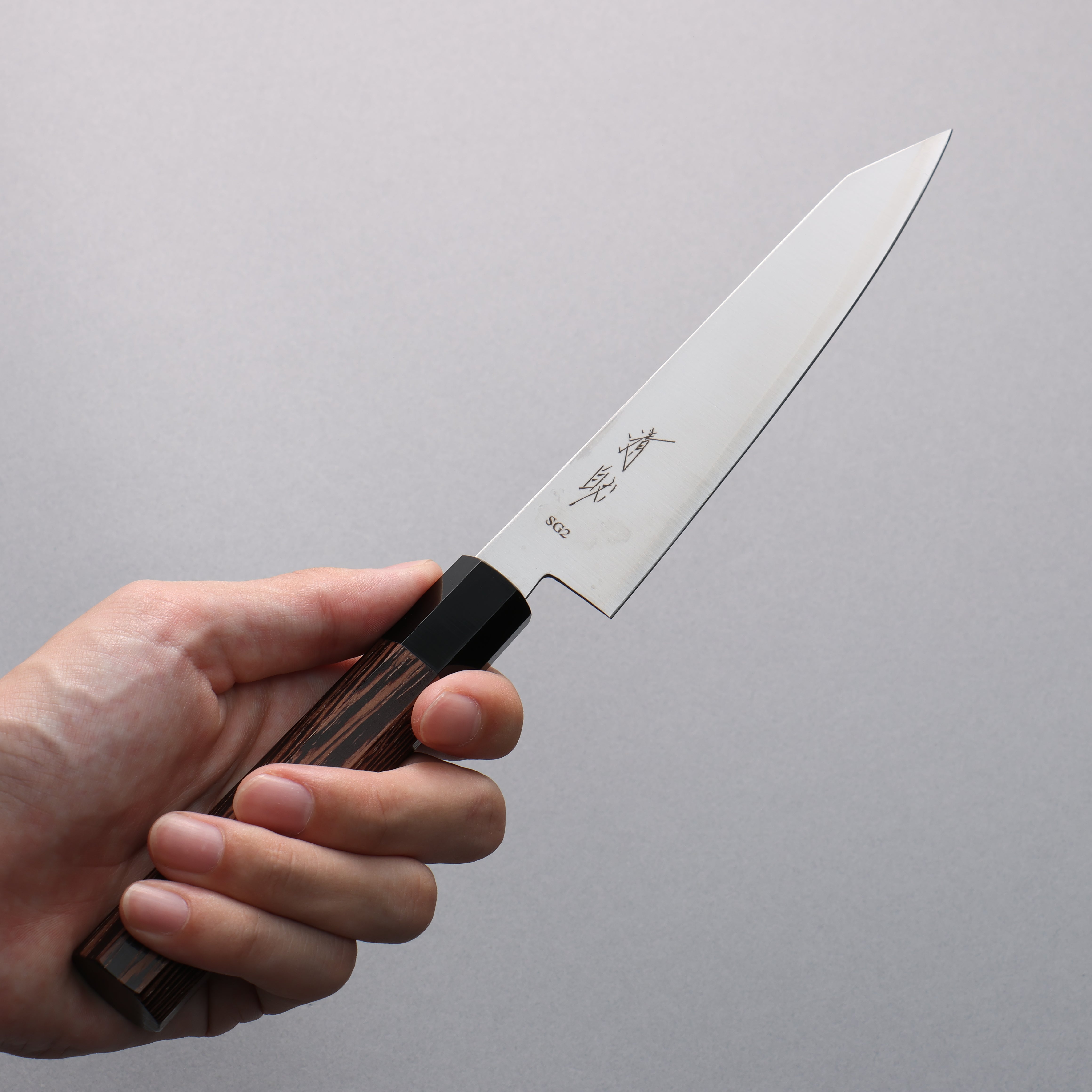 Premium SG2 Kiritsuke Petty Utility Knife 150mm with Wenge Handle - Japanese Chef Knife for Slicing, Dicing & Precision Cutting - Perfect for Home Cooks & Professional Kitchens