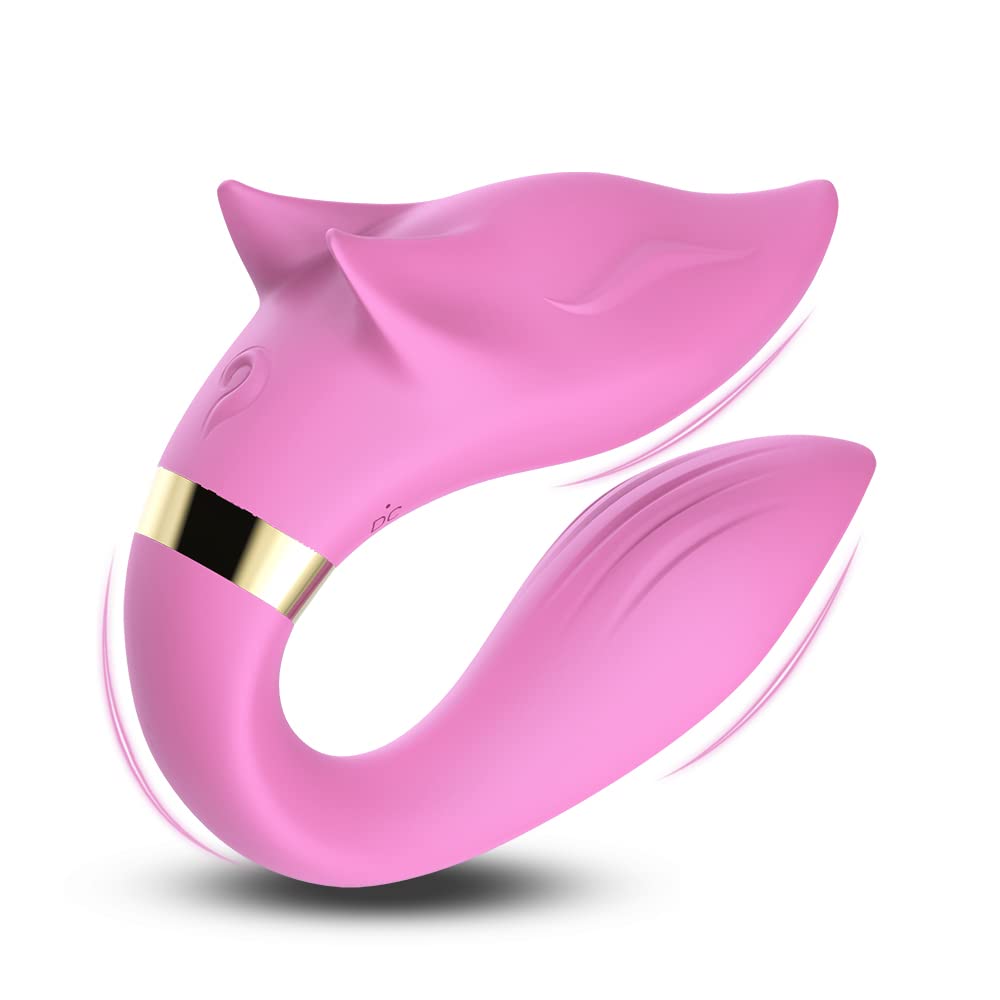 Premium Wearable Clitoral & G-Spot Vibrator - 9 Powerful Waterproof Vibration Modes for Women & Couples | Rechargeable Hands-Free Stimulator for Solo Play & Couples Intimacy (Pink)