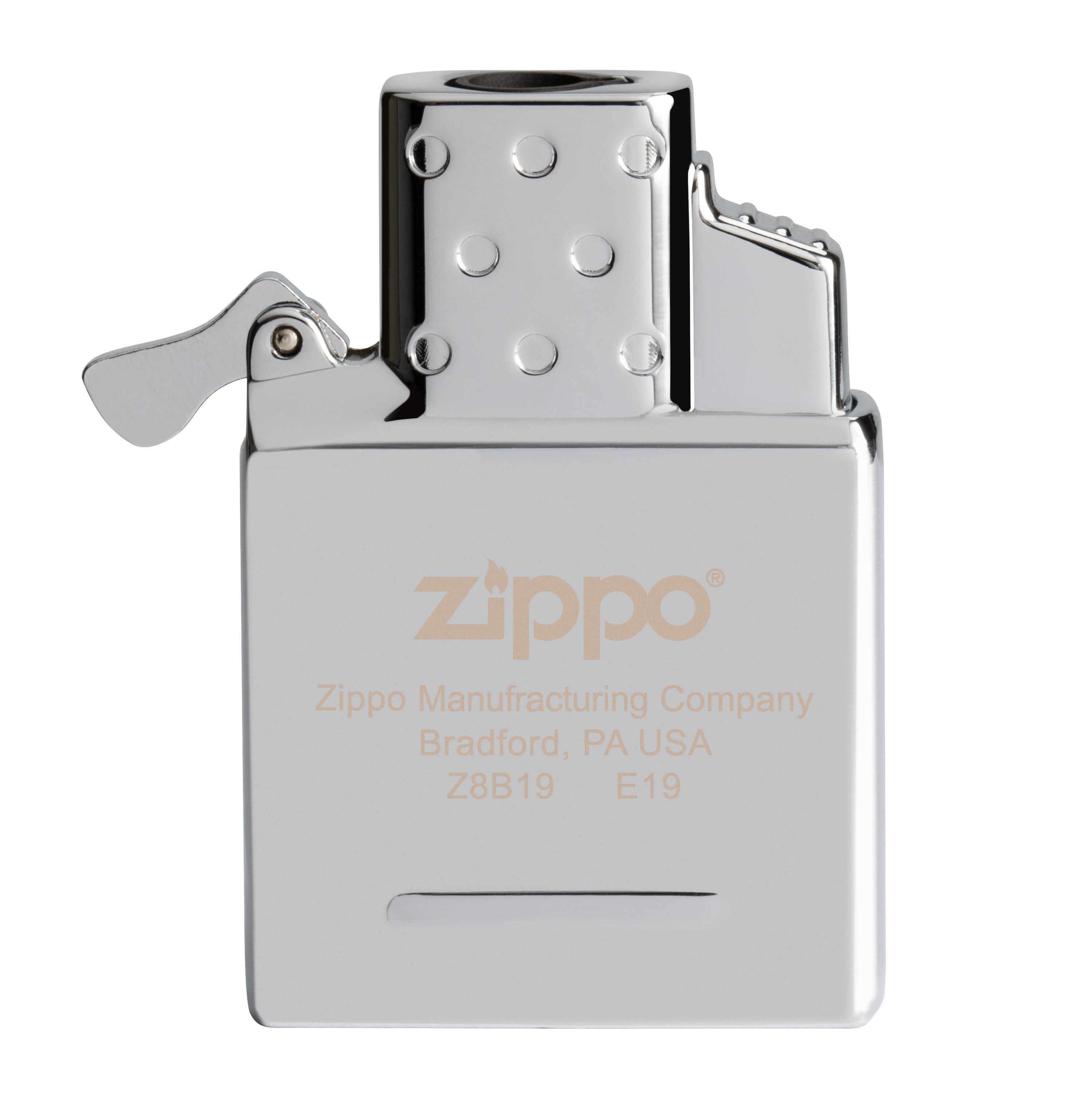 Premium Single Torch Butane Lighter Insert - Windproof Refillable Lighter for Cigars, Camping & Outdoor Use