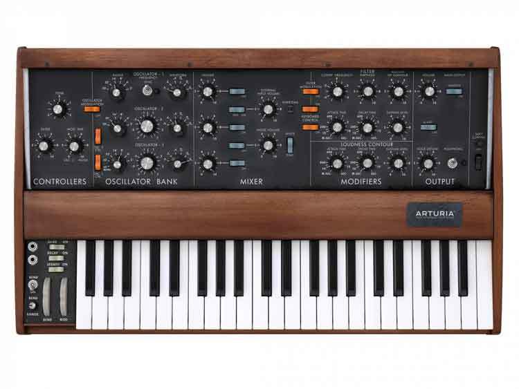 Arturia Mini V Software Synthesizer - Virtual Analog Synth Plugin Download for Music Production & Sound Design | Perfect for DAWs, Home Studios & Electronic Music