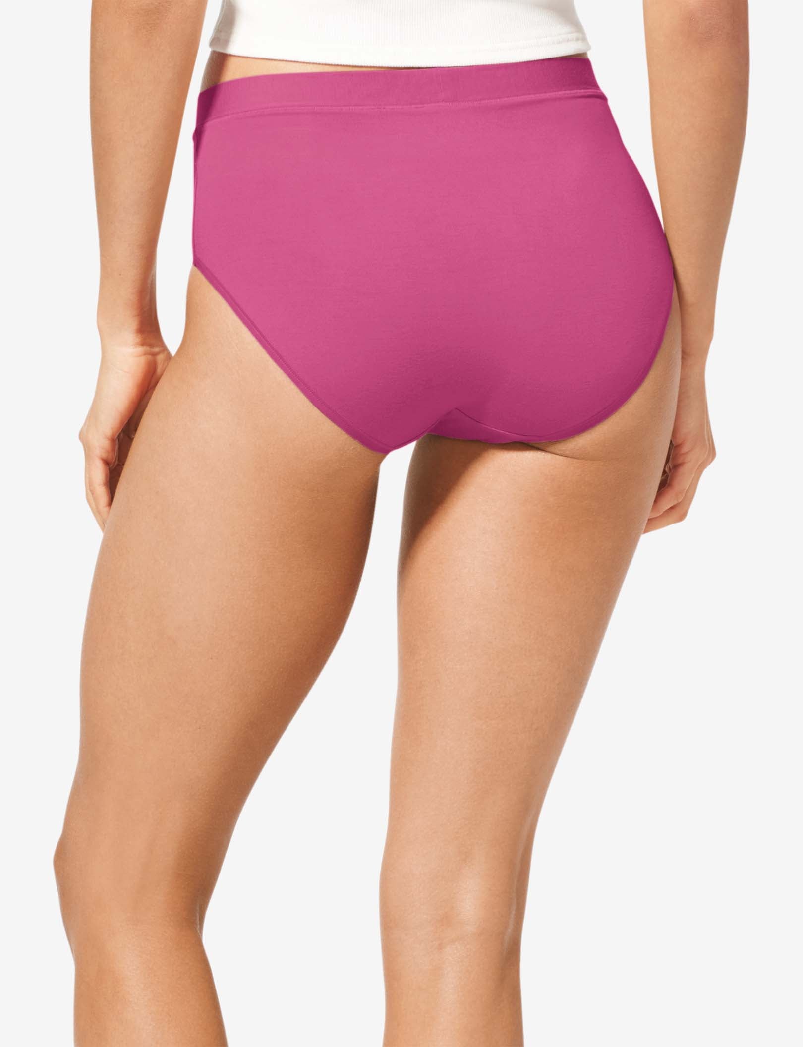 Women's Cool Cotton High Rise Briefs - Soft & Breathable Underwear for Everyday Comfort | Perfect for Workouts, Yoga & Lounge Wear