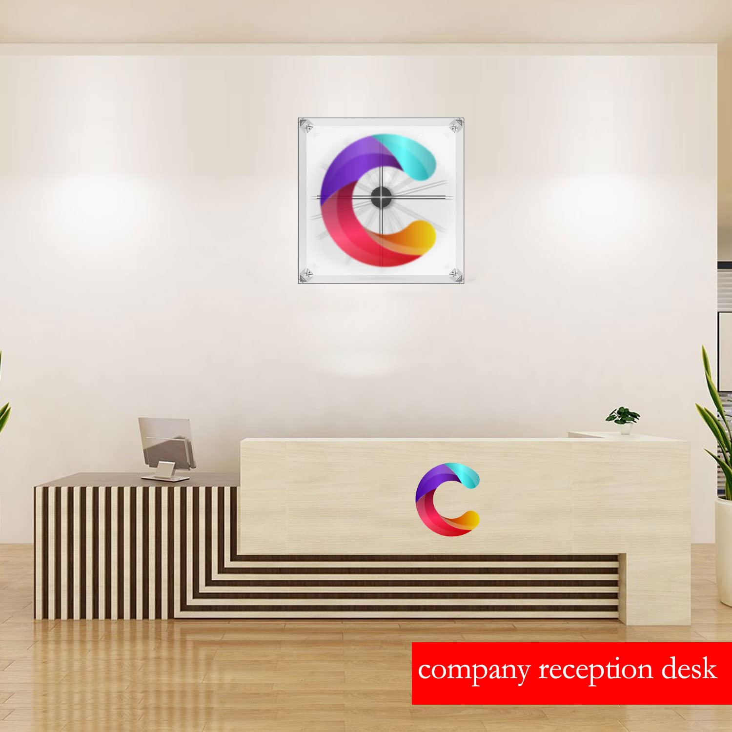 3D Hologram Fan Cover - High Transparency Acrylic Display Case for 16.5-22