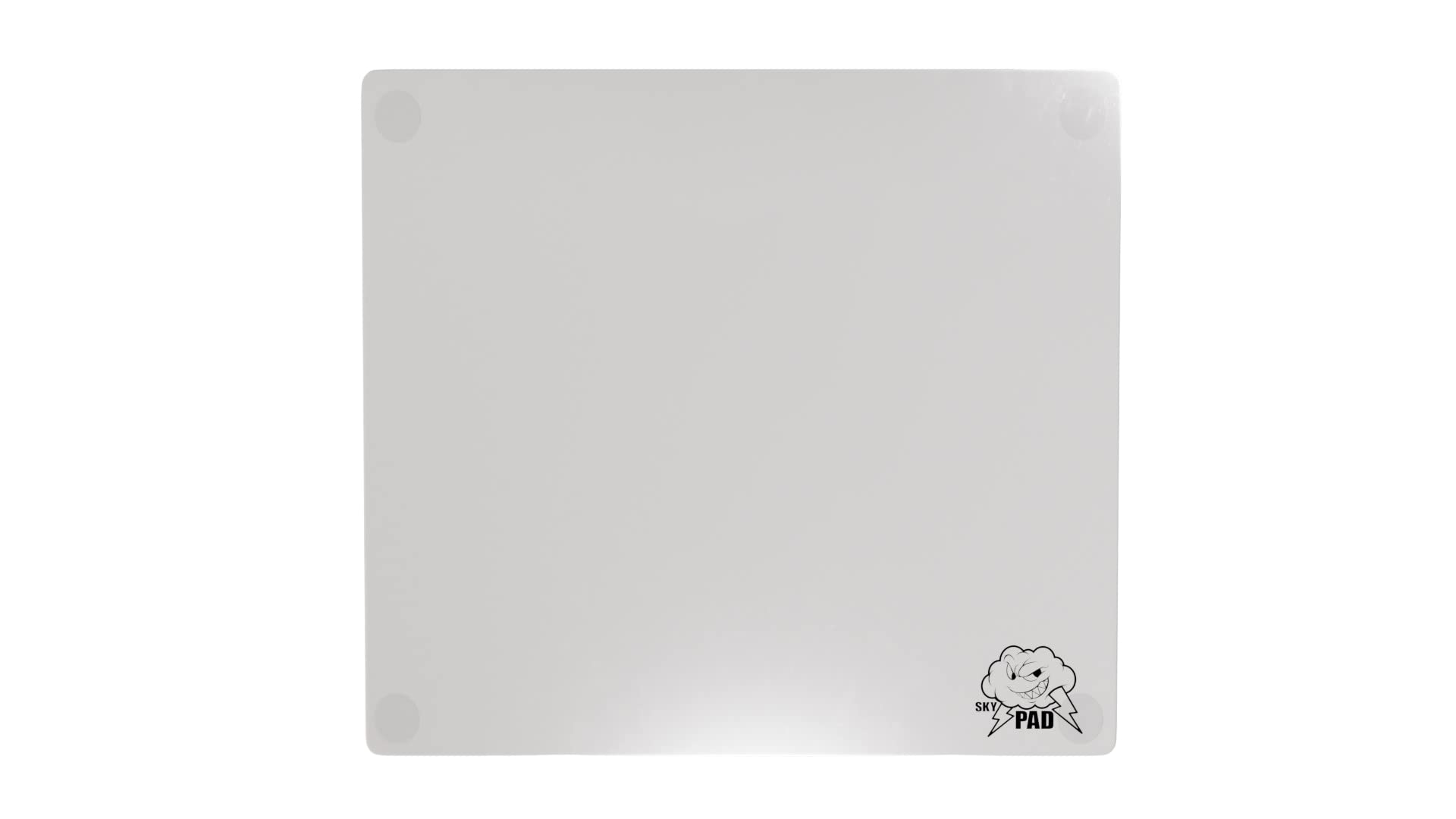 SkyPAD Glas 3.0 XL Gaming Mouse Pad - Large Professional Glass Surface Mouse Mat (400x500mm) for Enhanced Precision & Speed | Cloud Logo Design | Perfect for FPS, MOBA & Esports Gaming | Smooth Tracking for Competitive PC Gamers