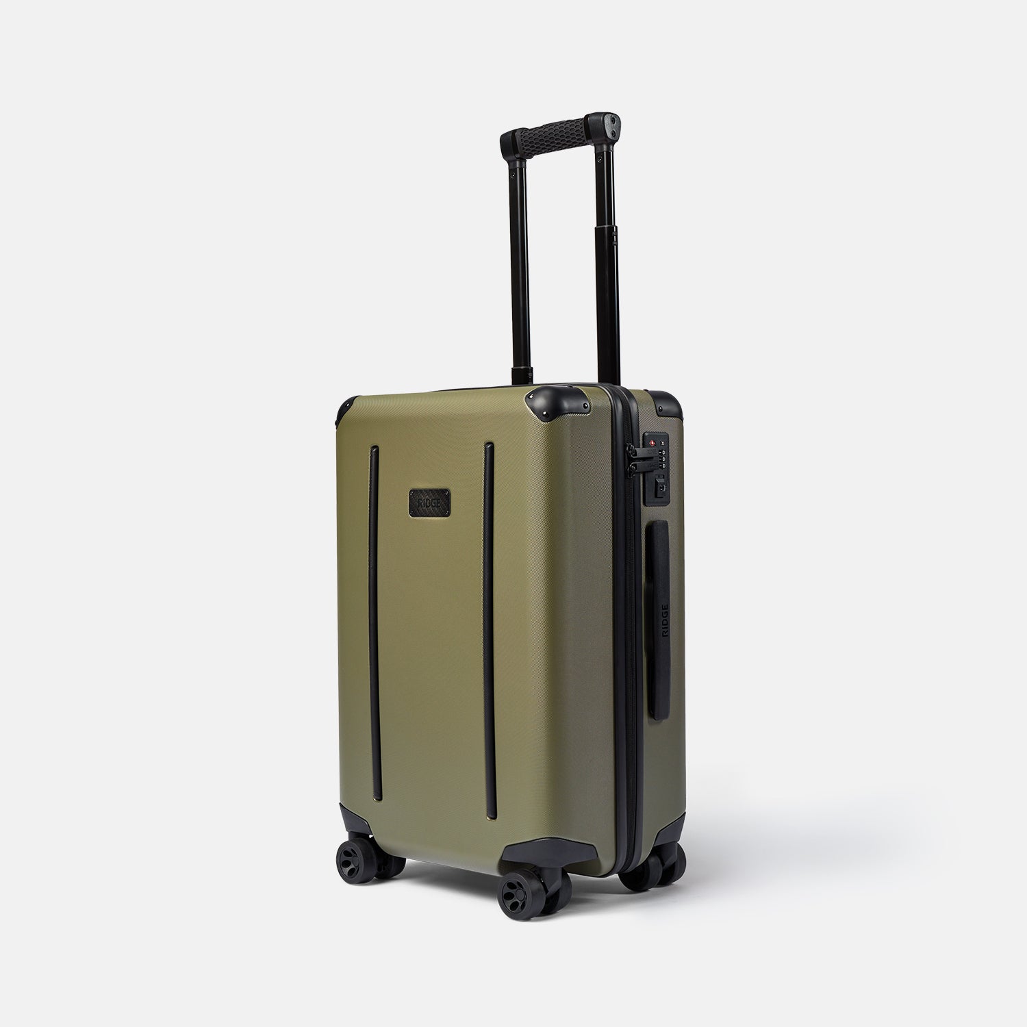 The Ridge Carry On Matte Olive Backpack - Durable & Stylish Travel Backpack for Men & Women - Perfect for Commuting, Hiking, and Business Trips
