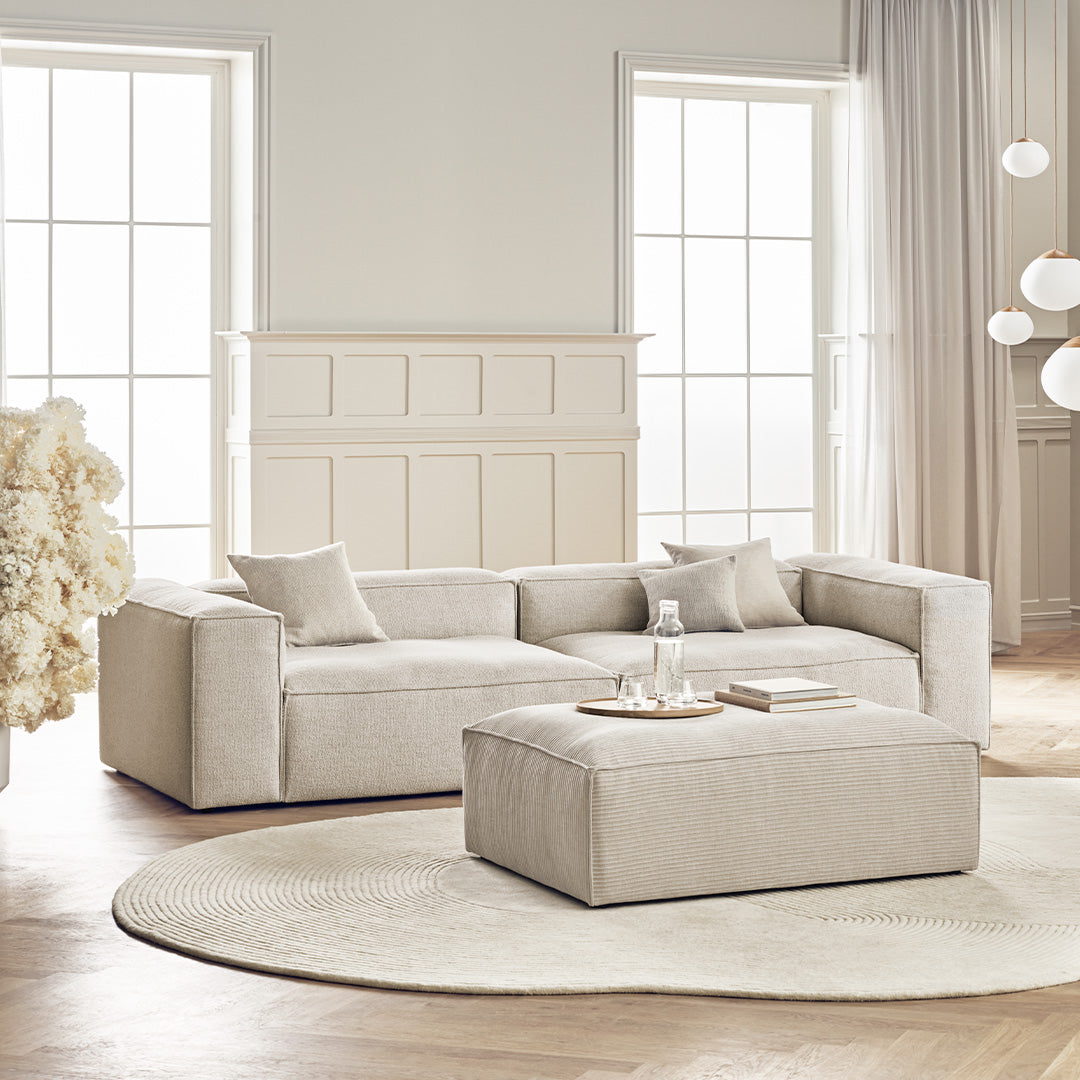 Cosima 2-Seater Sofa - Modern Fabric Loveseat for Small Spaces | Perfect for Living Room, Apartment & Office Waiting Area