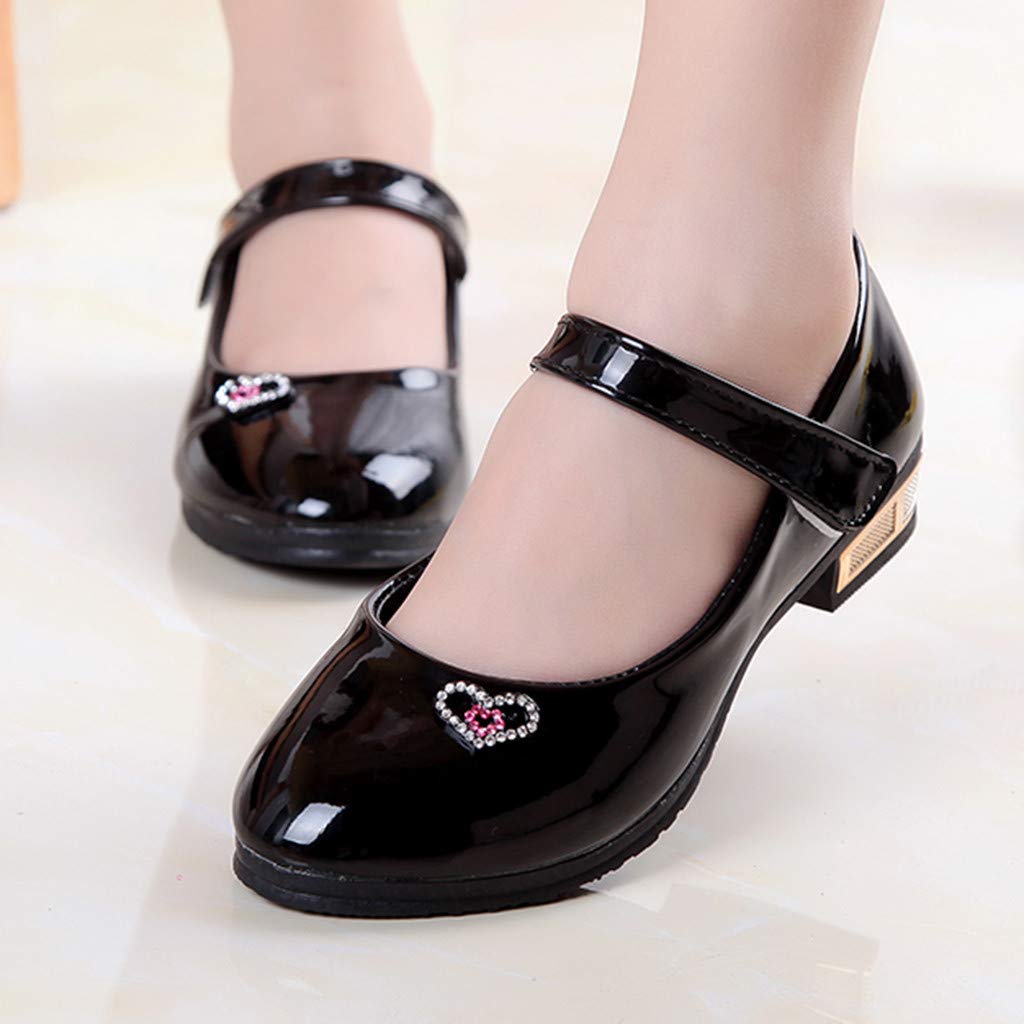 Girls Mary Jane Shoes - Princess Ballet Flats with Bow for Toddlers | Casual & Playtime