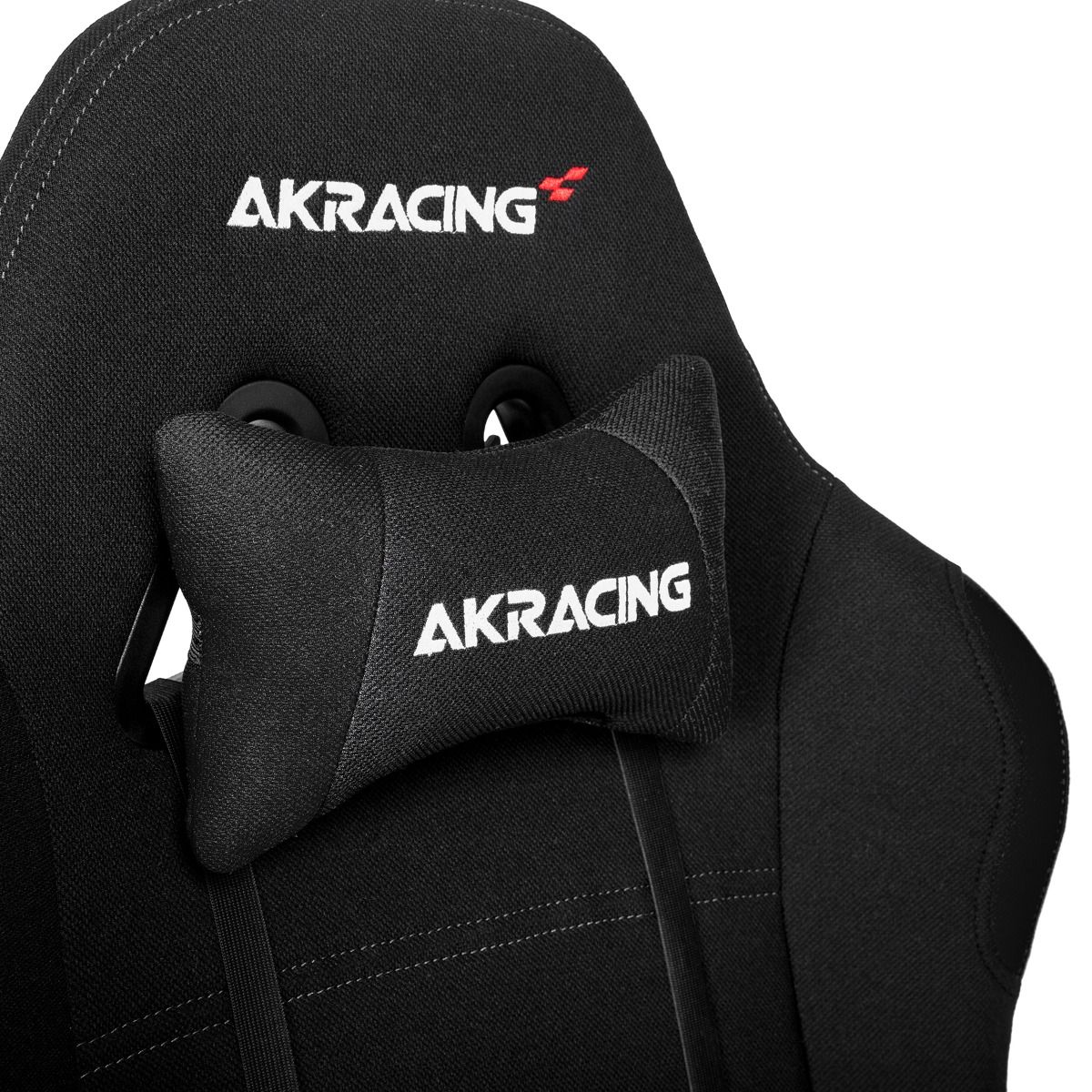 AKRACING K7012 Ergonomic Gaming Chair - Black - High Back Racing Style with Adjustable Armrests & Lumbar Support for PC, Office, and Esports Gamers