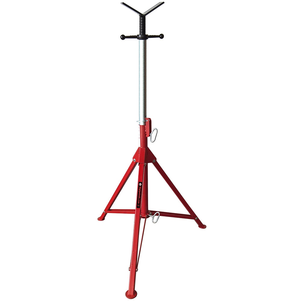 B&B Pipe Tools 3610 72 Folding Pipe Stand - 1000 Lbs Capacity Heavy Duty Support for Construction, Plumbing & HVAC Work