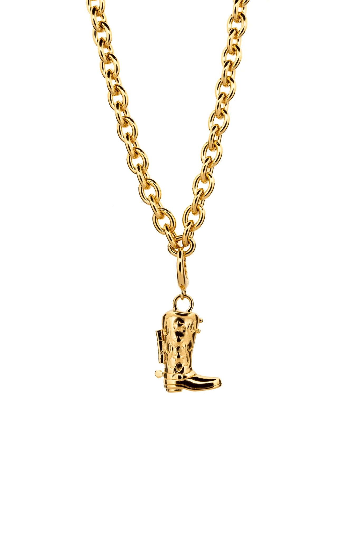 Elegant Gold Boot Locket Charm - Perfect for Cowboy Boots, Western Jewelry & Fashion Accessories | Ideal for Boot Decor, Gift Giving & Western Style Outfits