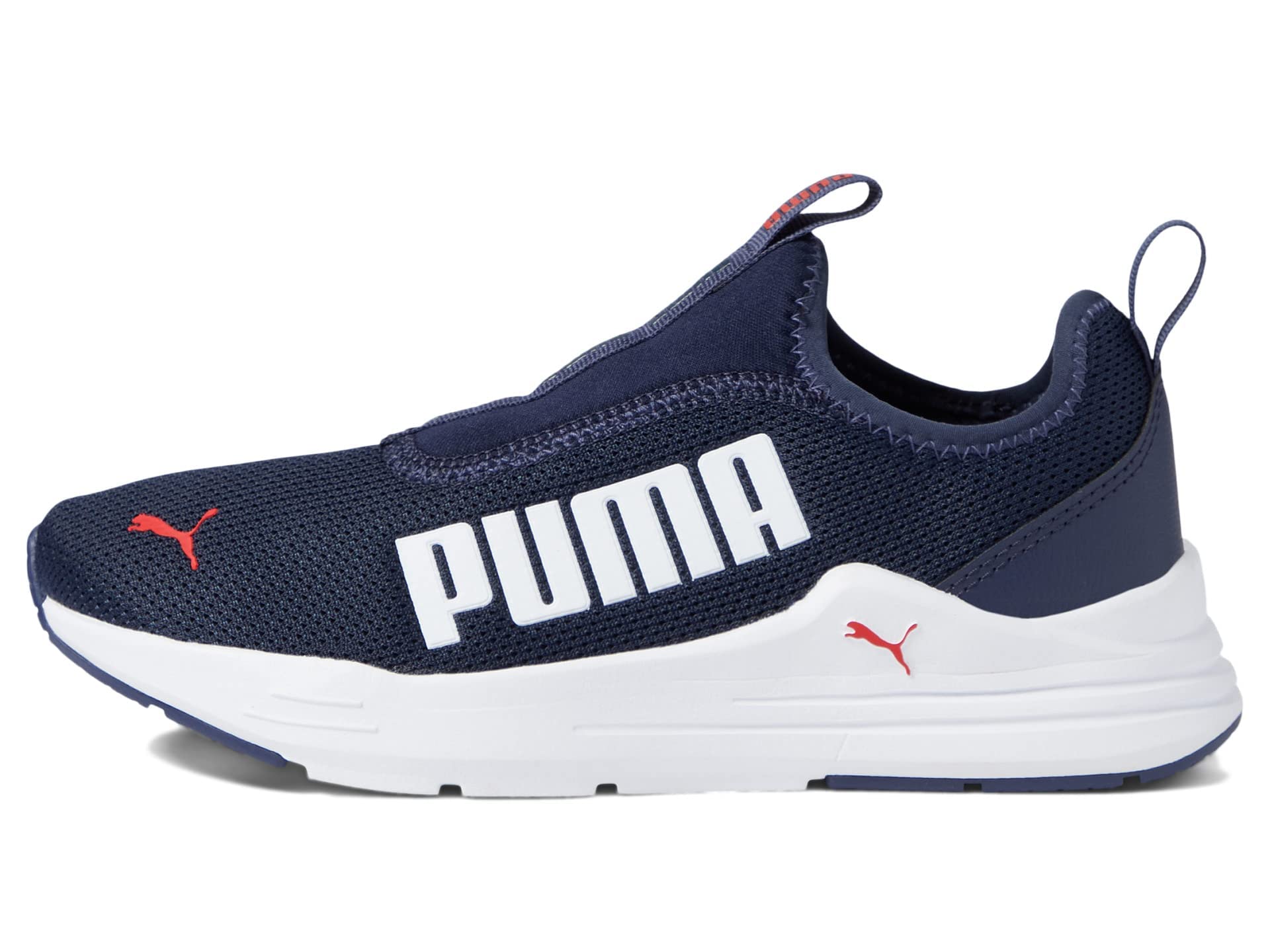 PUMA Wired Run Rapid Slip-On Sneakers for Boys - Lightweight Running Shoes with Comfortable Fit - Perfect for School, Sports & Everyday Wear