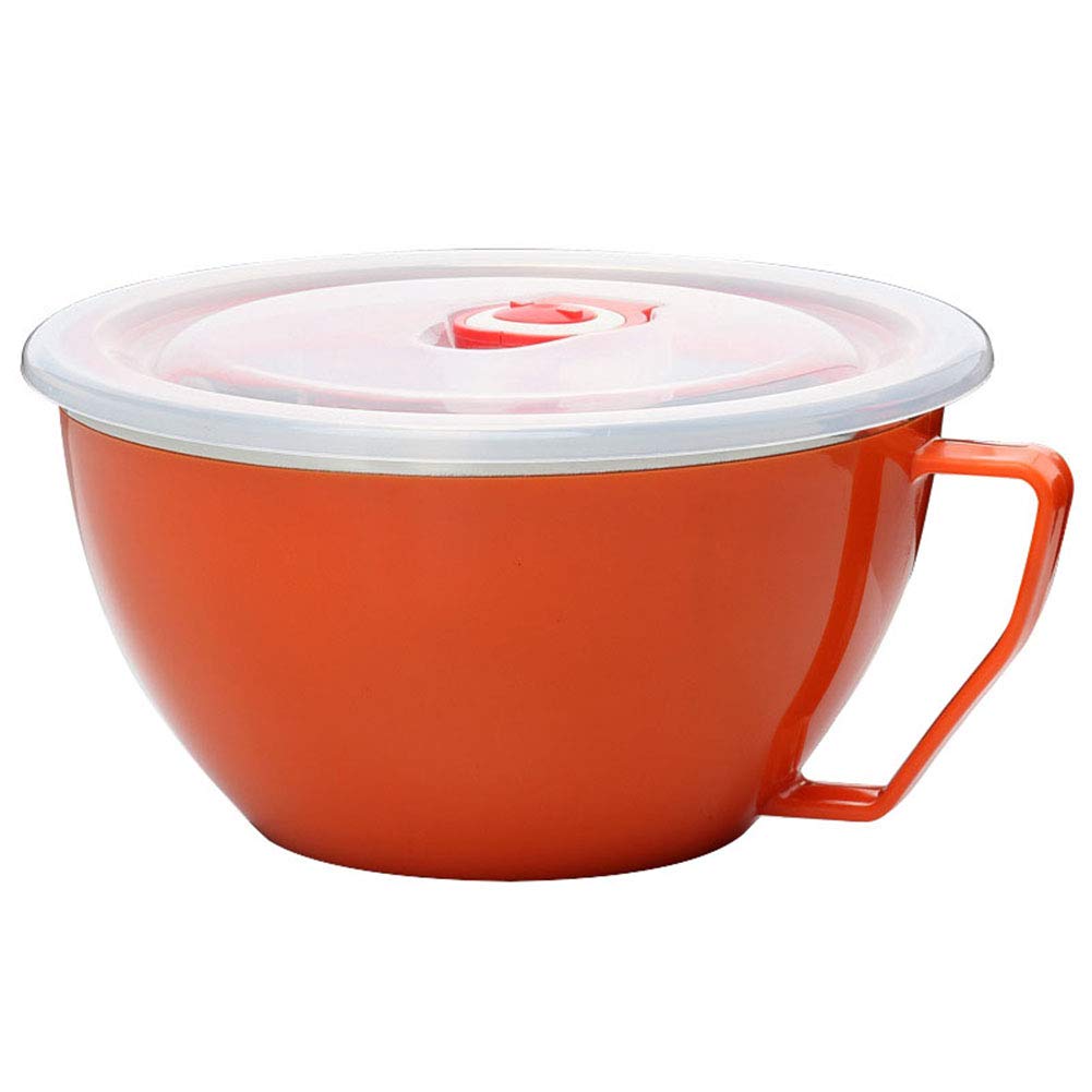 Premium Stainless Steel Insulated Soup Bowl with Lid - Double Wall Vacuum Insulation Keeps Food Hot/Cold for Hours - Durable Household Tableware for Soup, Cereal, Noodles - Perfect for Camping, Office Lunch & Outdoor Picnics